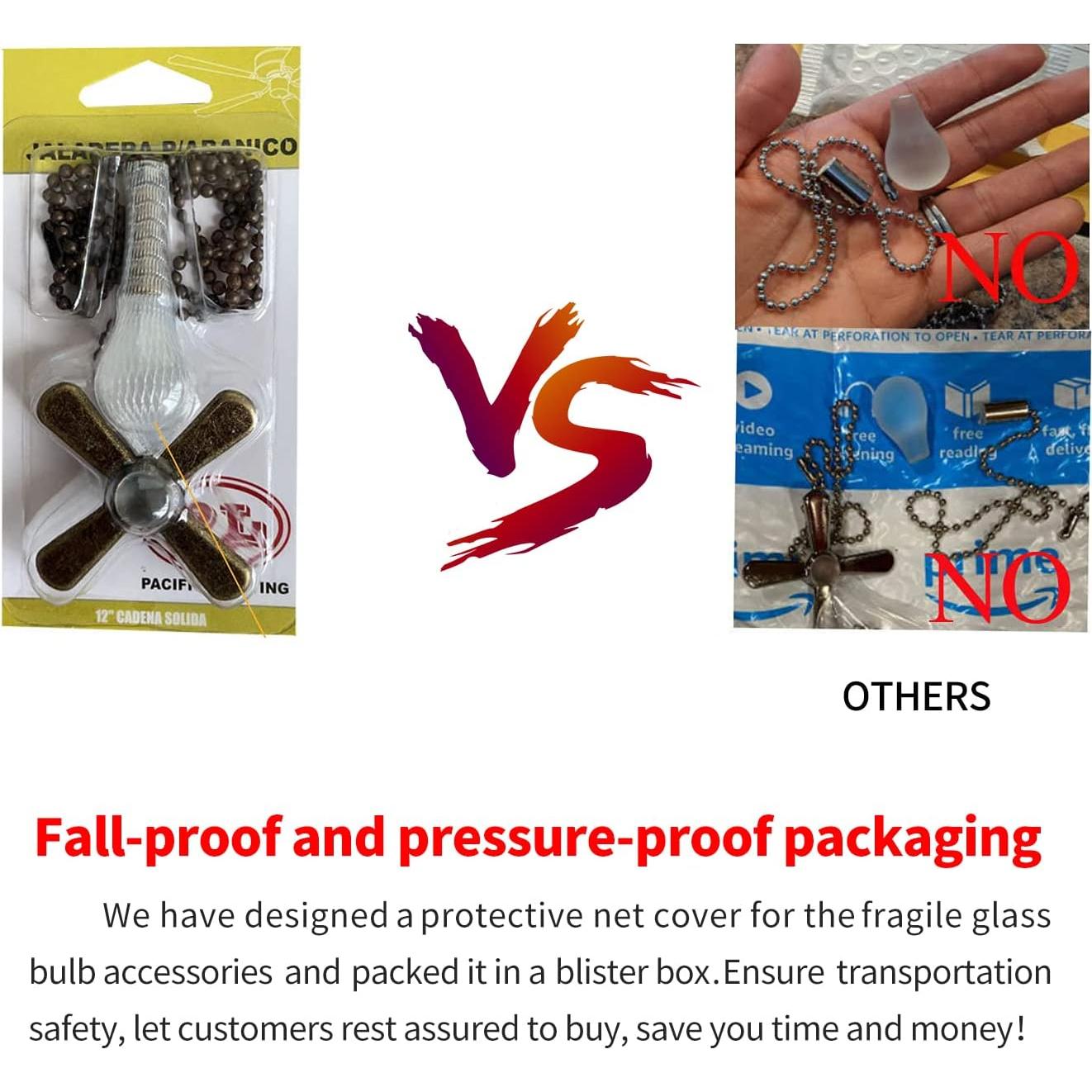 Cadena de Tirón para Ventilador de Techo Sunswan 30.48 cm