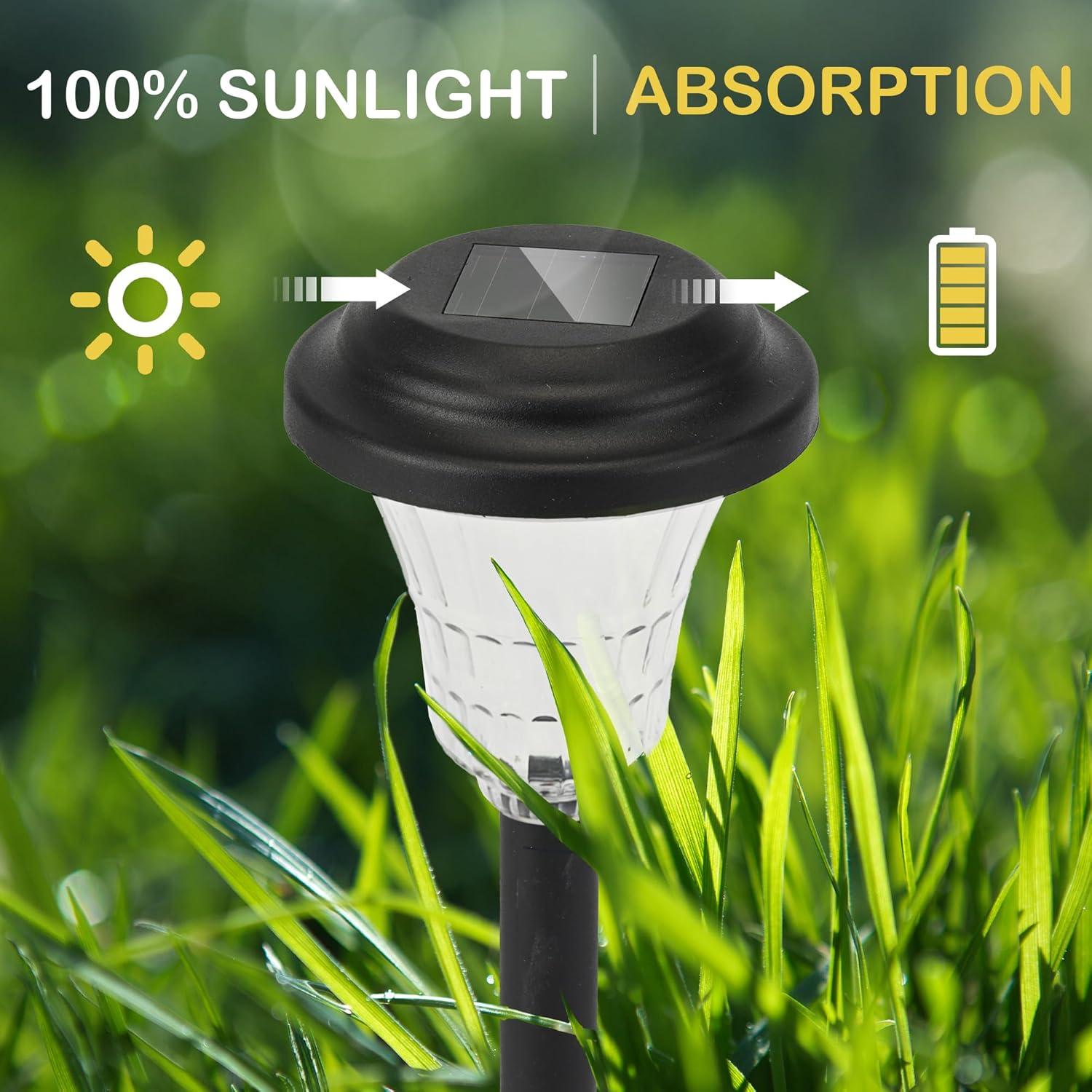 Luces de Camino Solares Rumiom 8 Piezas IP65 Blanco Frío