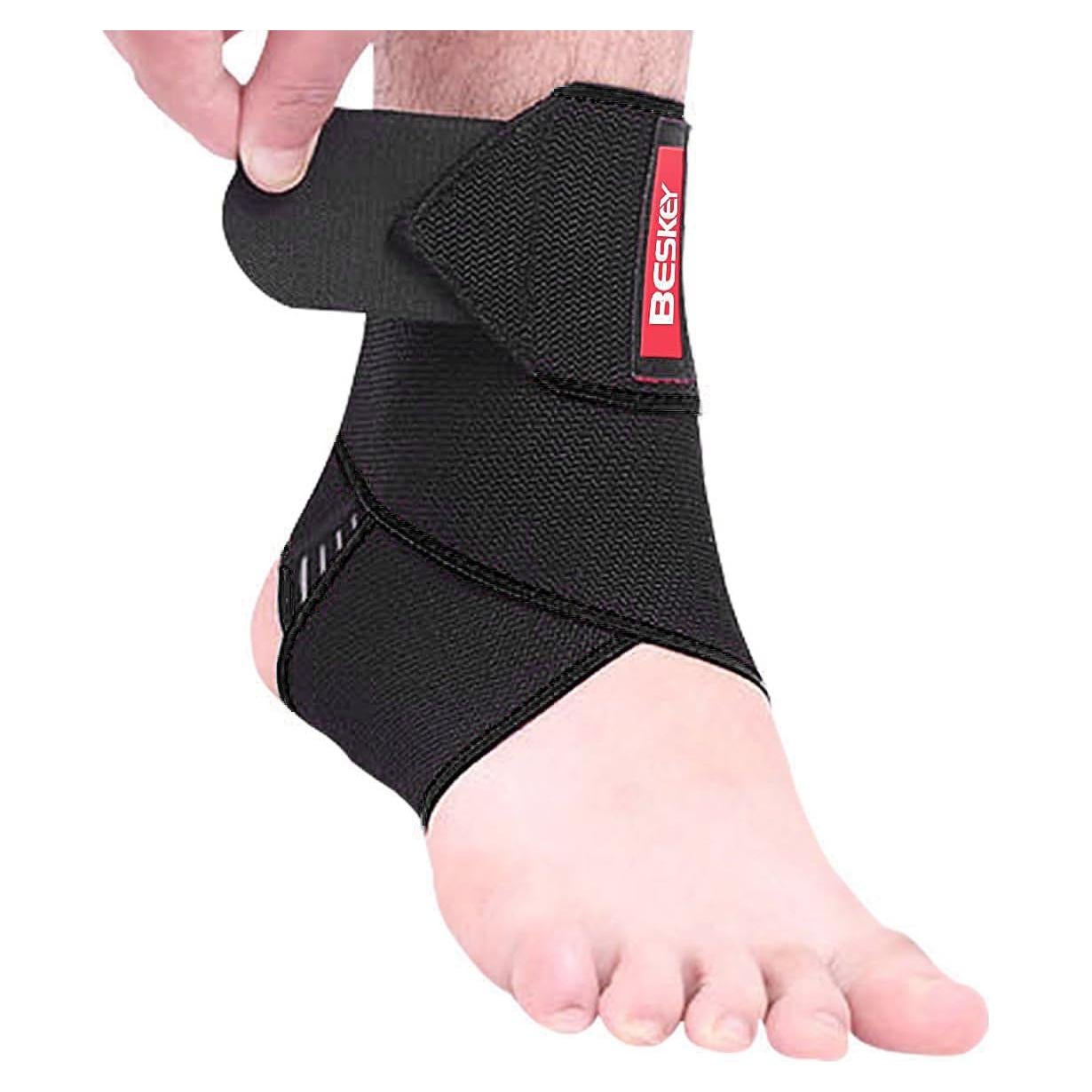 Soporte para Tobillo Ajustable Beskey - Transpirable y Antideslizante