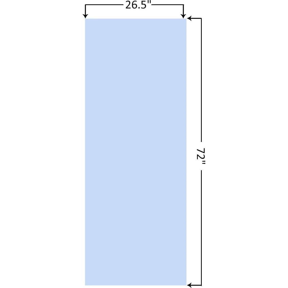 Toalla de Yoga Antideslizante Eunzel 185x67cm Azul