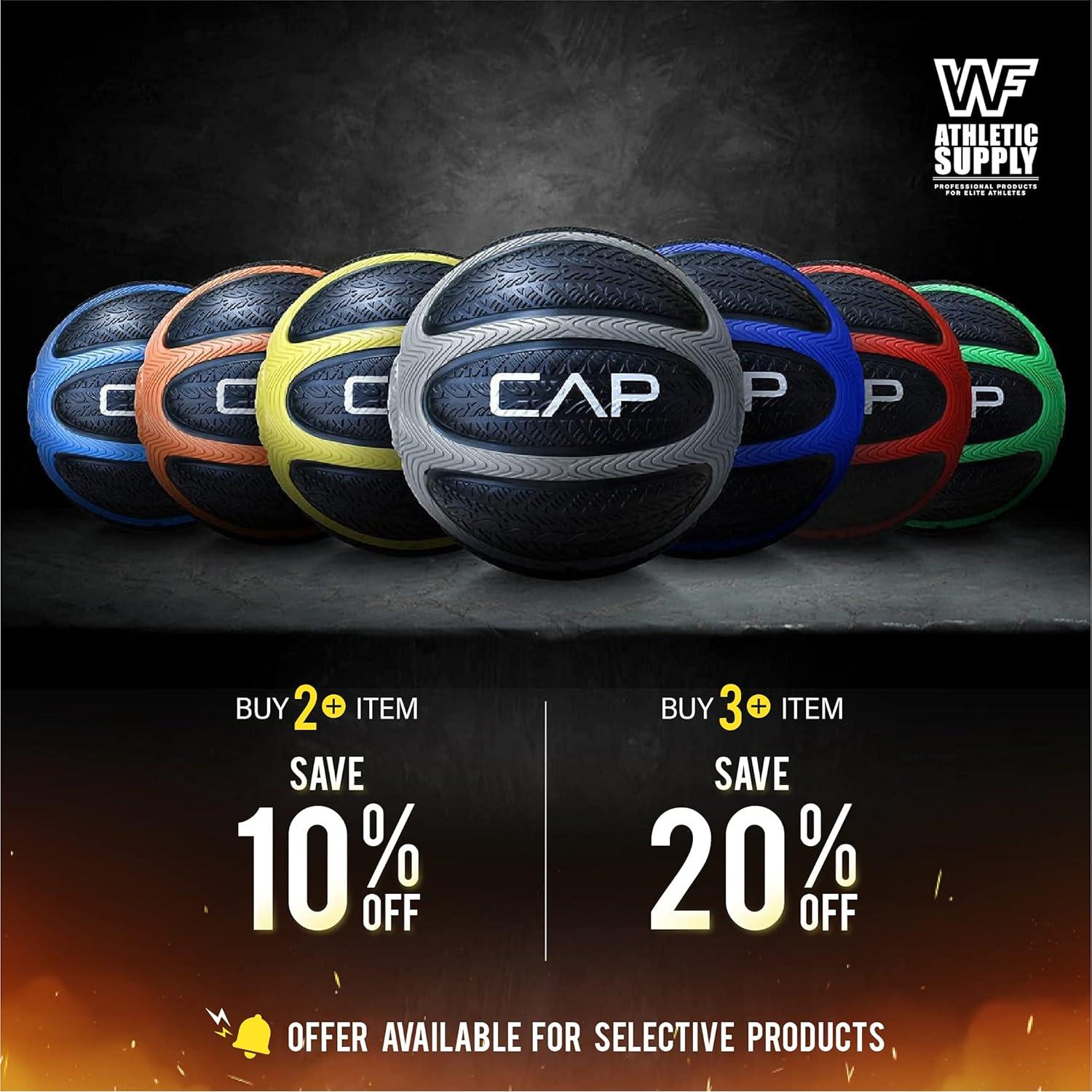 Balón de Medicina WF Suministro Atlético 0.9 kg Caucho Duradero