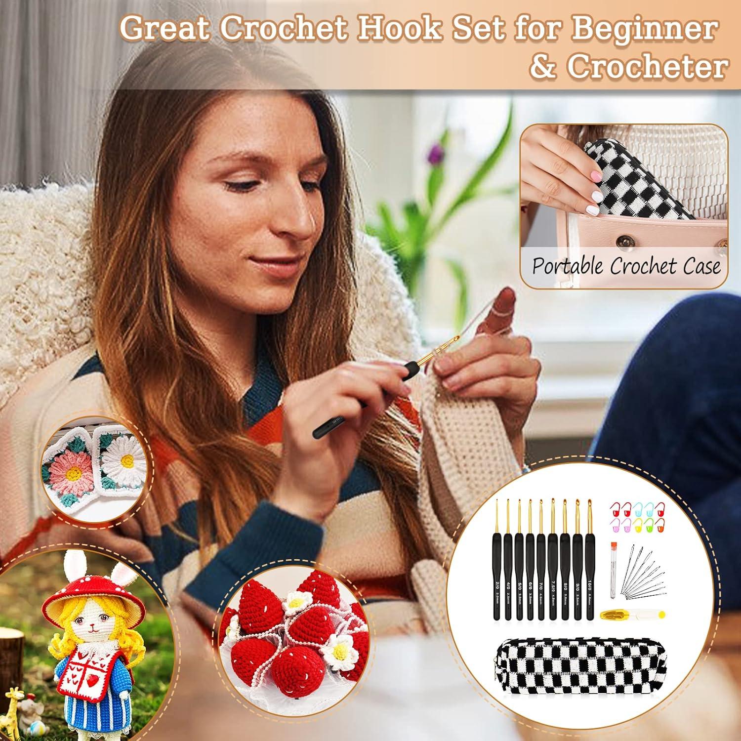 Set de Ganchillos Aeelike 31pcs Ergonomicos para Crochet