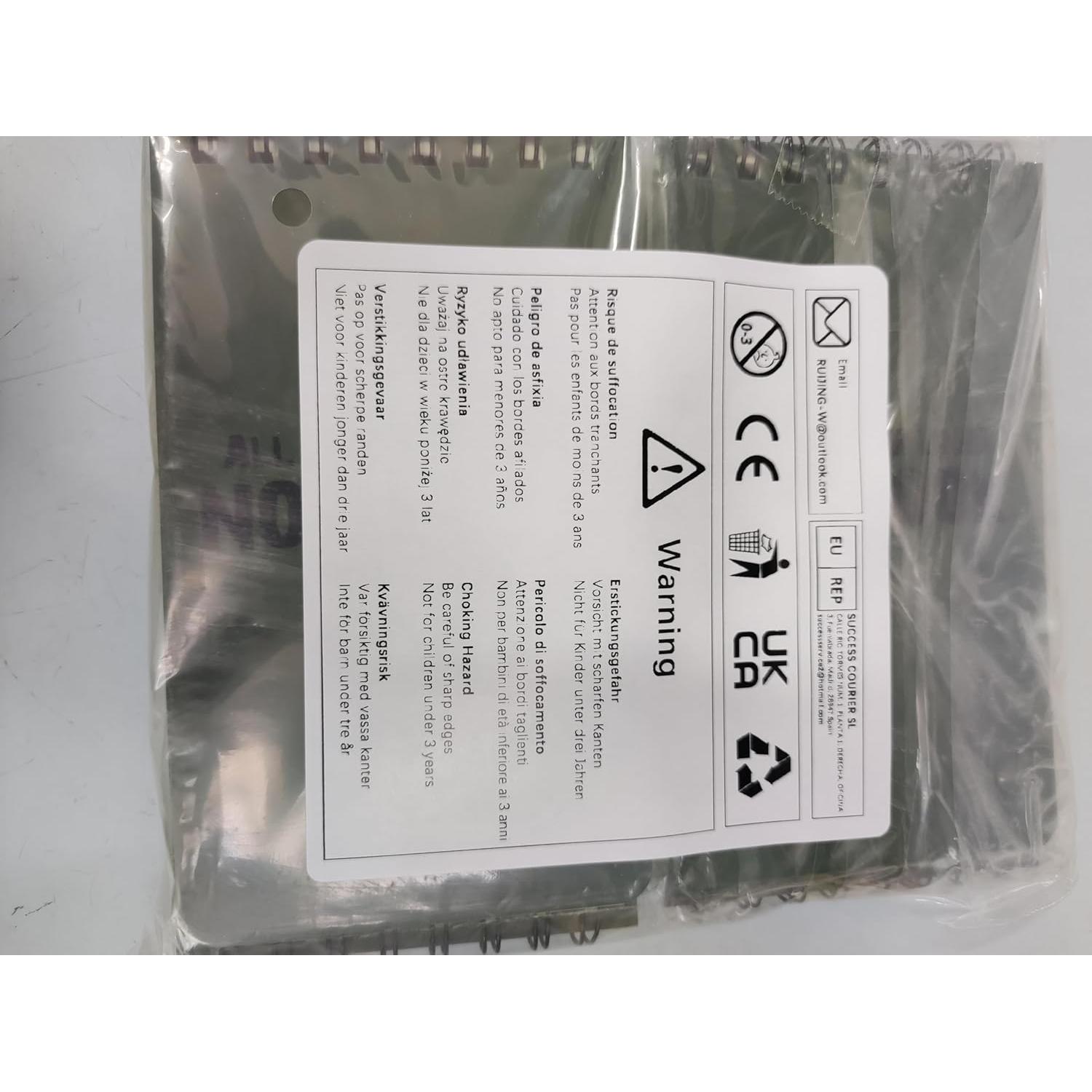 Paquete de 10 Cuadernos Impermeables MOAMUN Verde 7.62x12.7cm