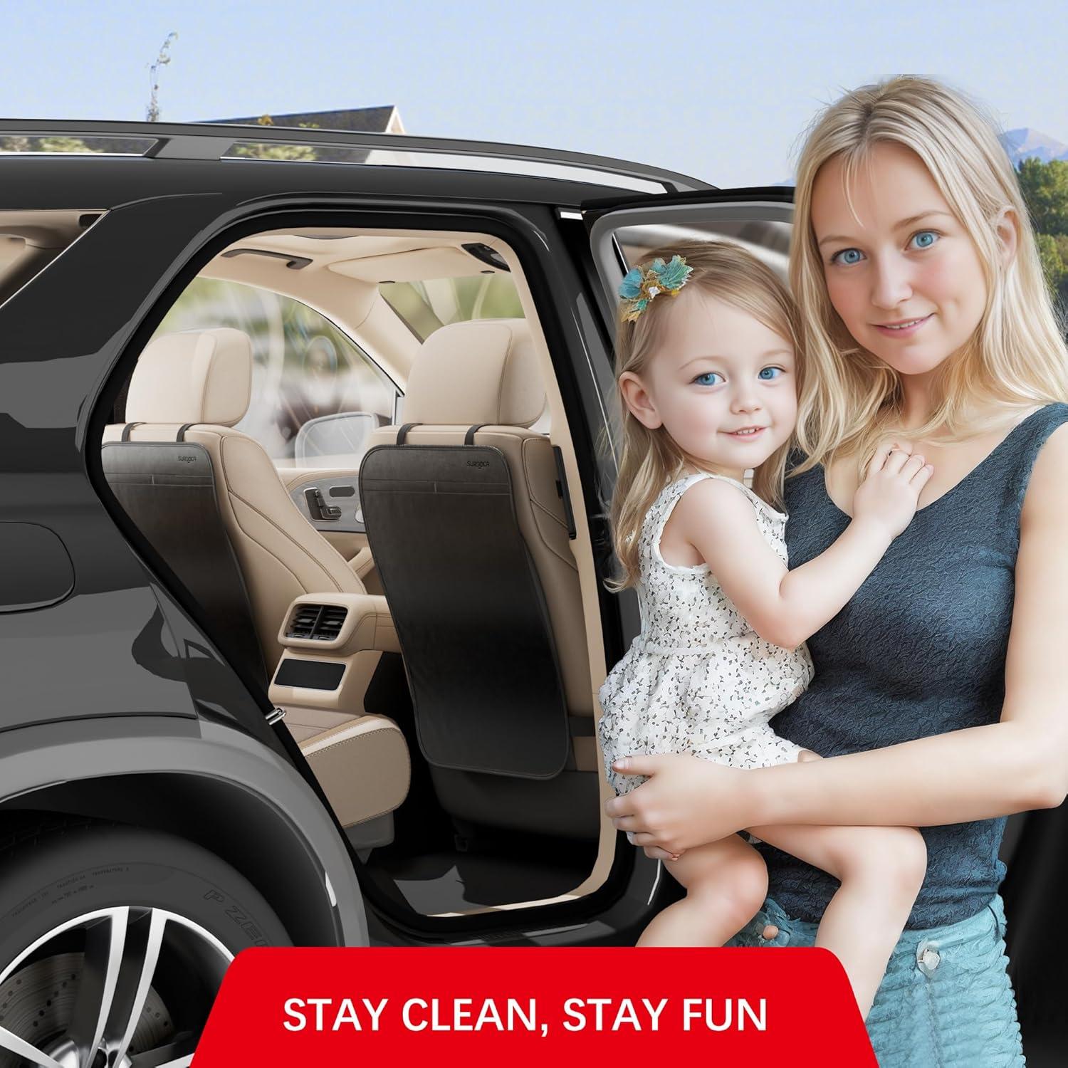 Protector de Asiento Trasero SURDOCA para Niños, Impermeable