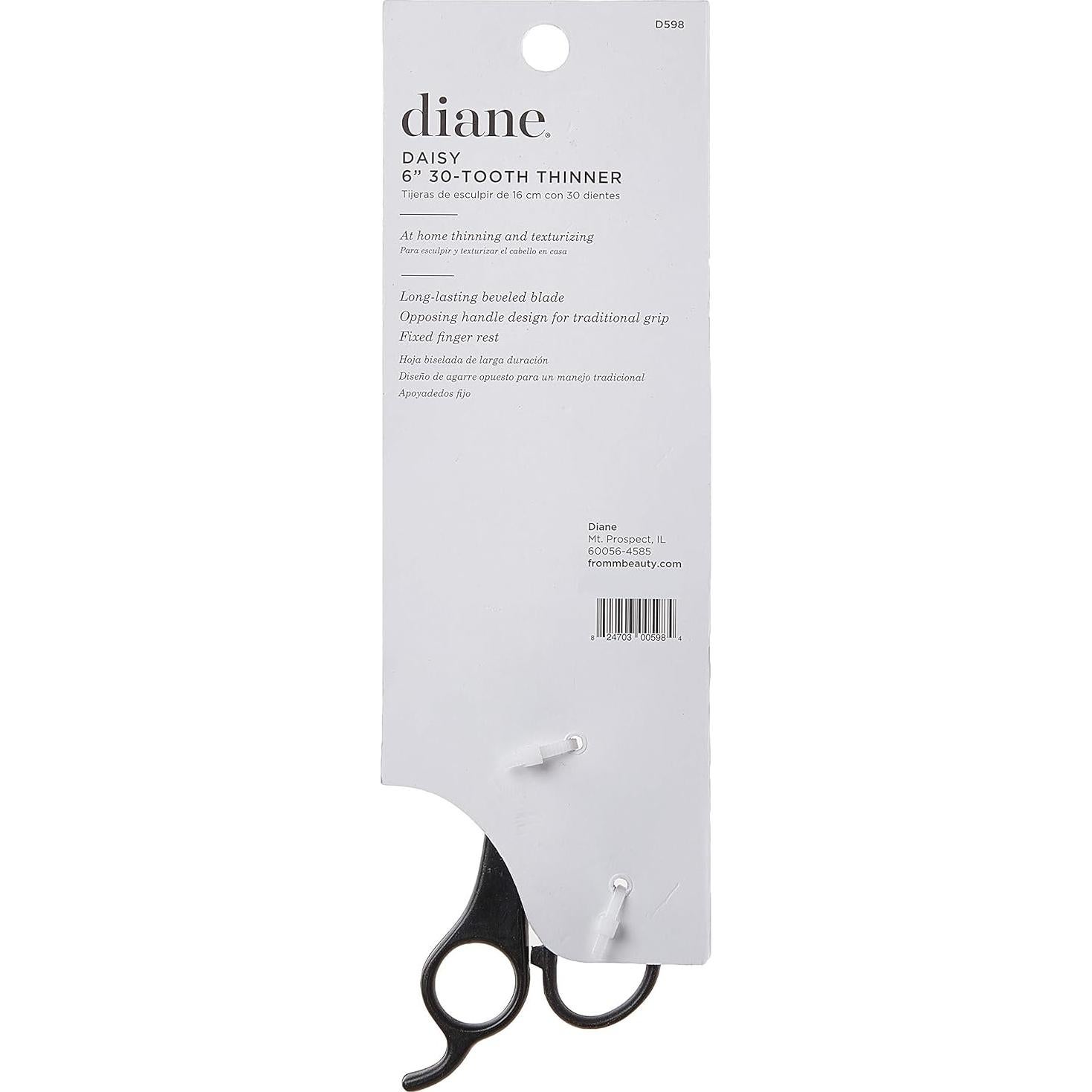 Tijeras Thinner Diane D598 16.5 cm 30 Dientes Texturizador