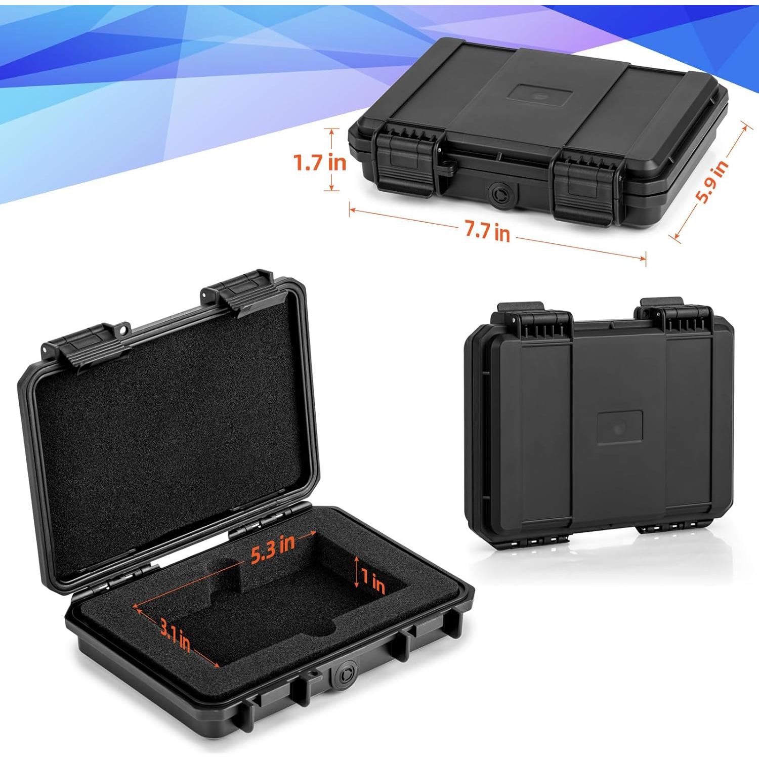 Caja de Almacenamiento Bheddi para 3 Tarjetas Calificadas - Impermeable