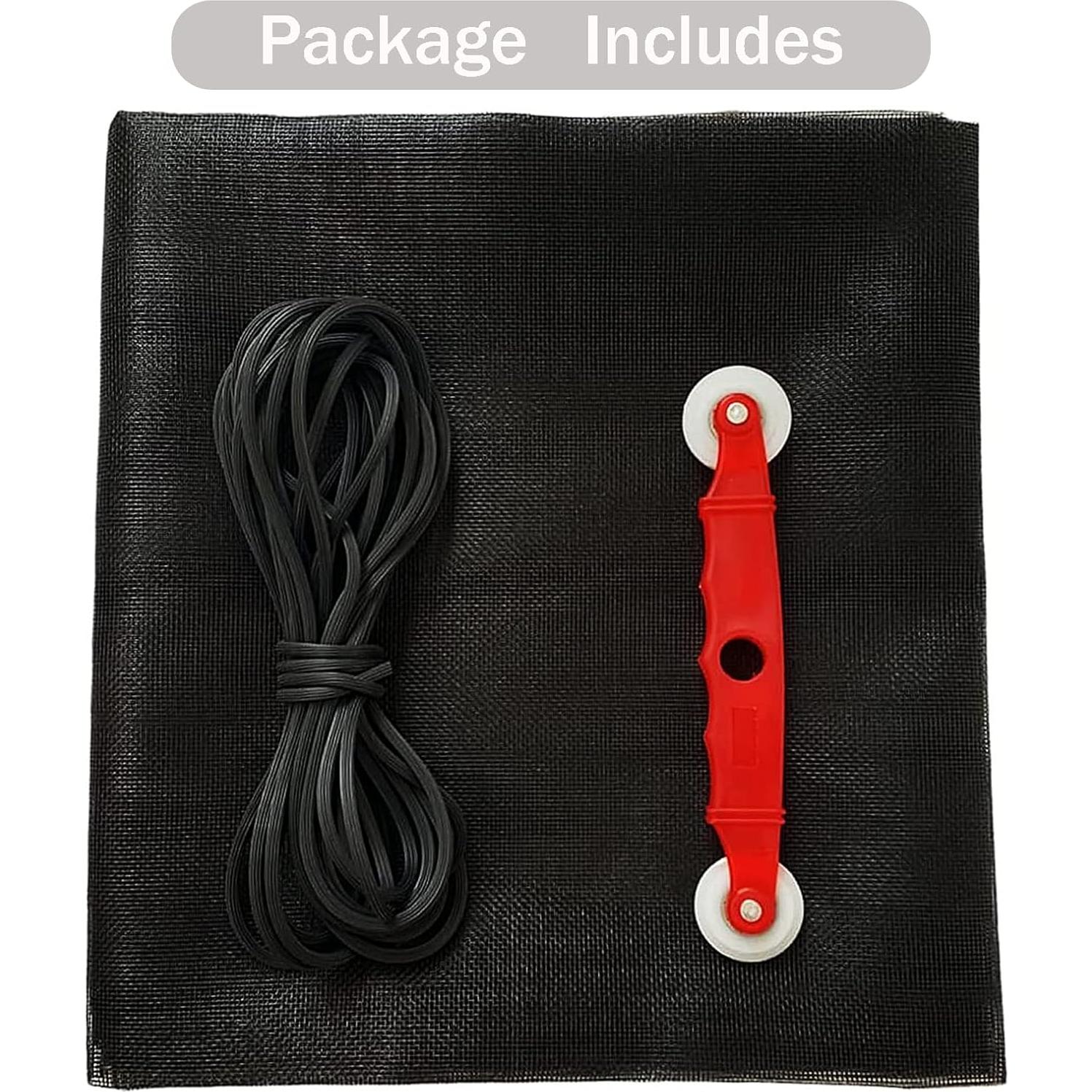 Kit Pantalla Ventana SAKURRY 121,9x251,5cm Fibra Vidrio Negro