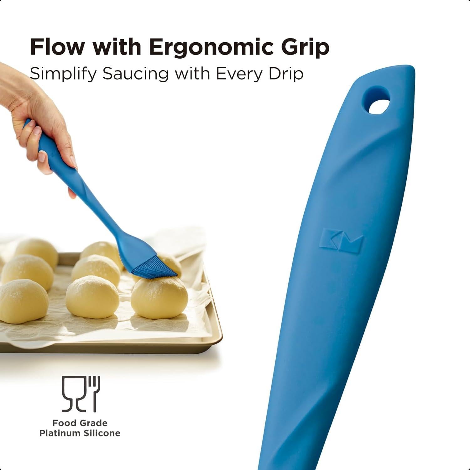 Set de 2 Cepillos de Silicona Kitchen Mama Azul 29.2 cm