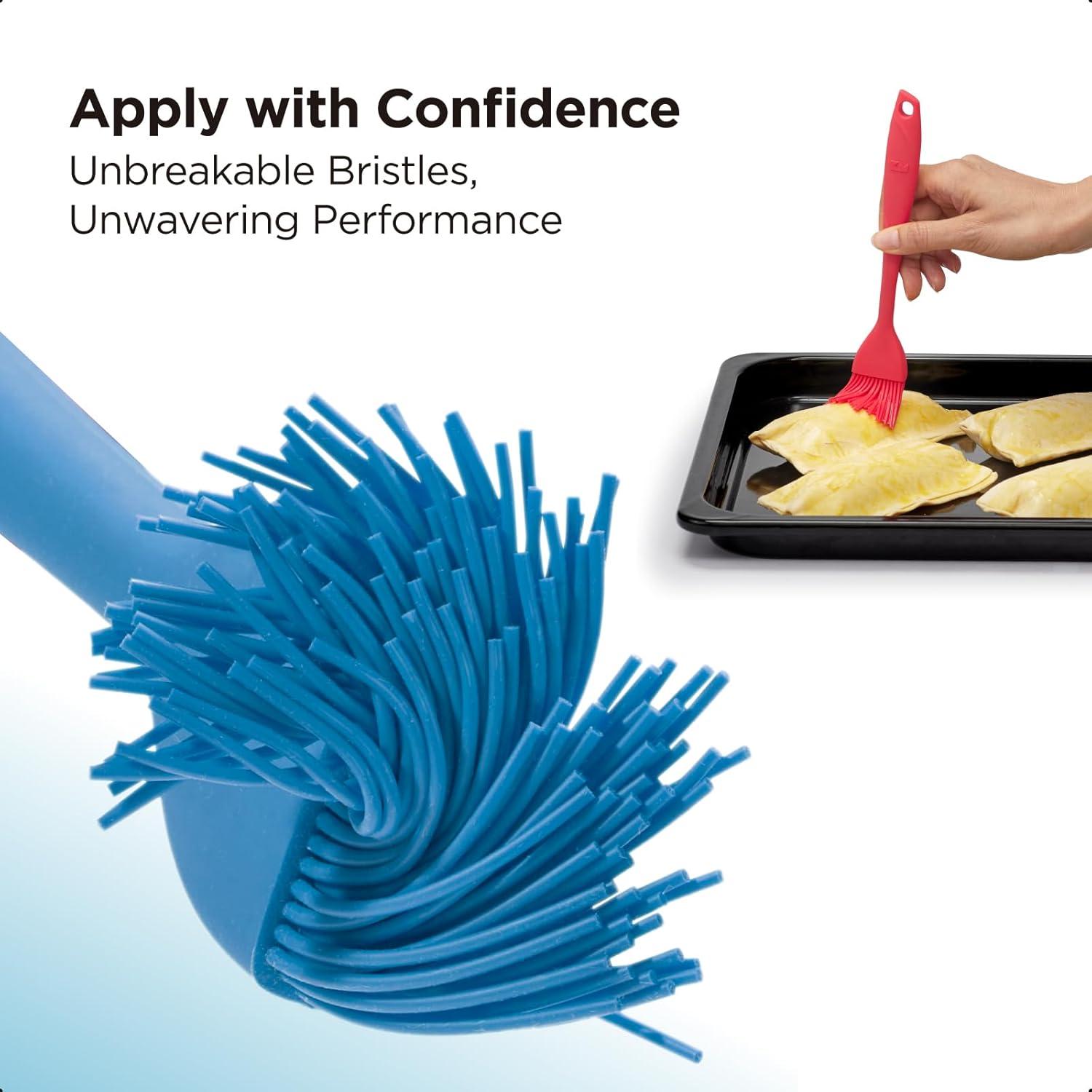 Set de 2 Cepillos de Silicona Kitchen Mama Azul 29.2 cm