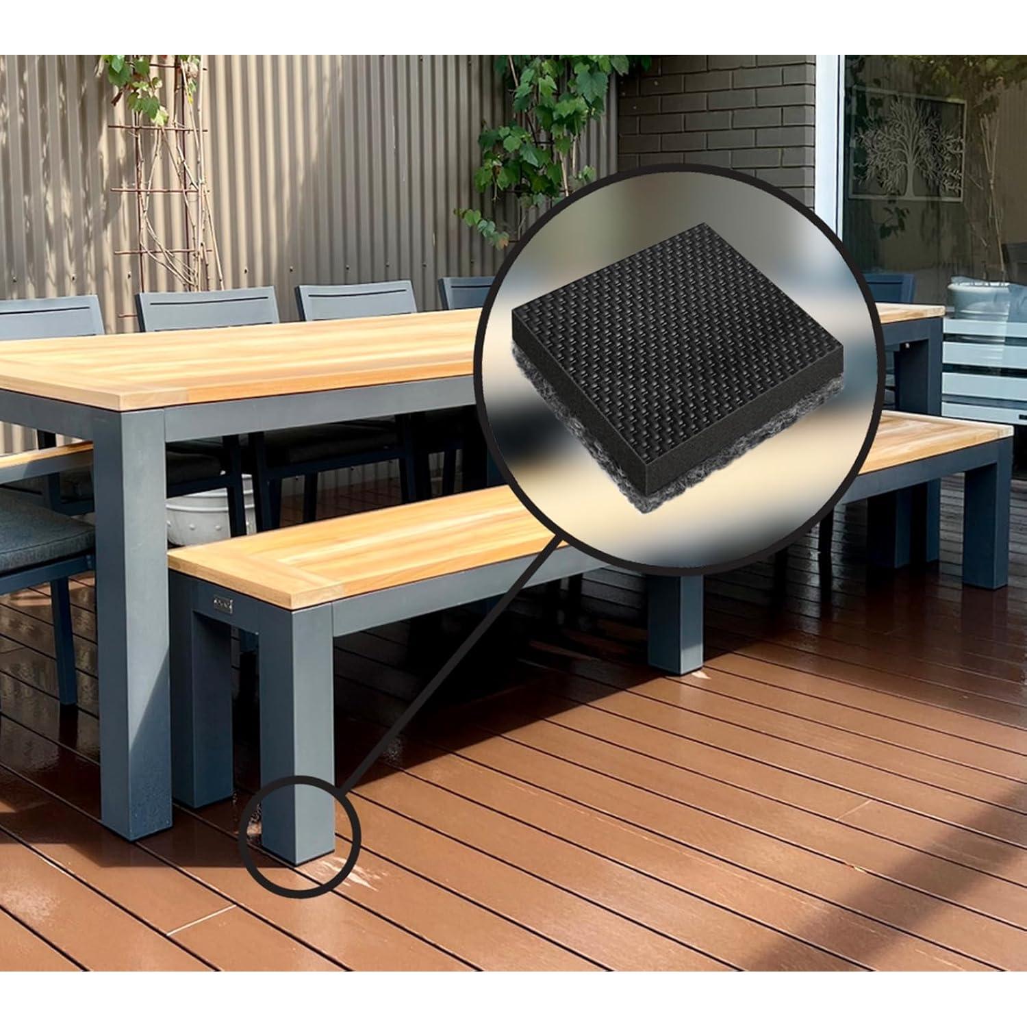 Deslizadores de Muebles GorillaOutdoor 6.35 cm a Prueba de Clima - Paquete de 4