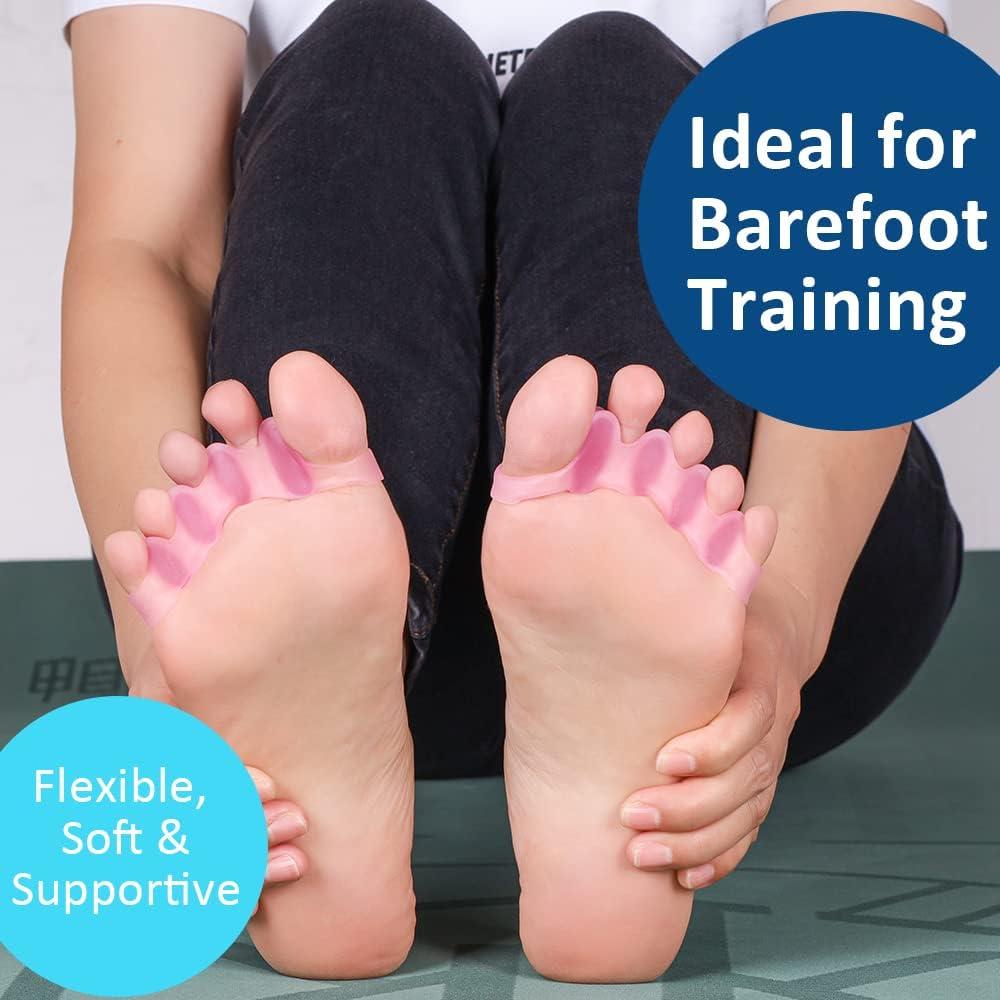 Separadores de Dedos Correctores de Juanetes Gel Azul/Rosa