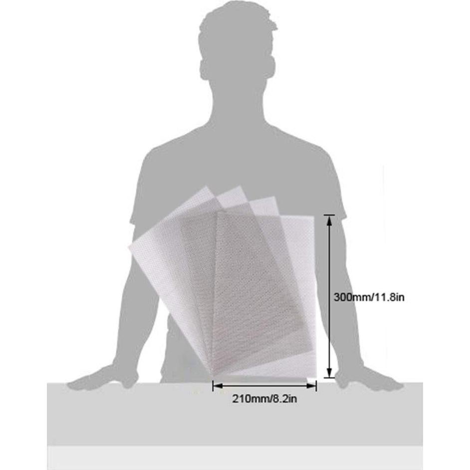 Malla de Alambre Inoxidable Valchoose 300x210mm 4 Pack