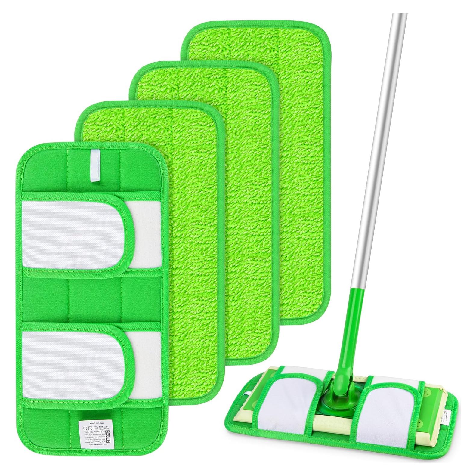 Paños de Mopa de Microfibra UMAYCOOL 4 Unidades 27.4x14 cm