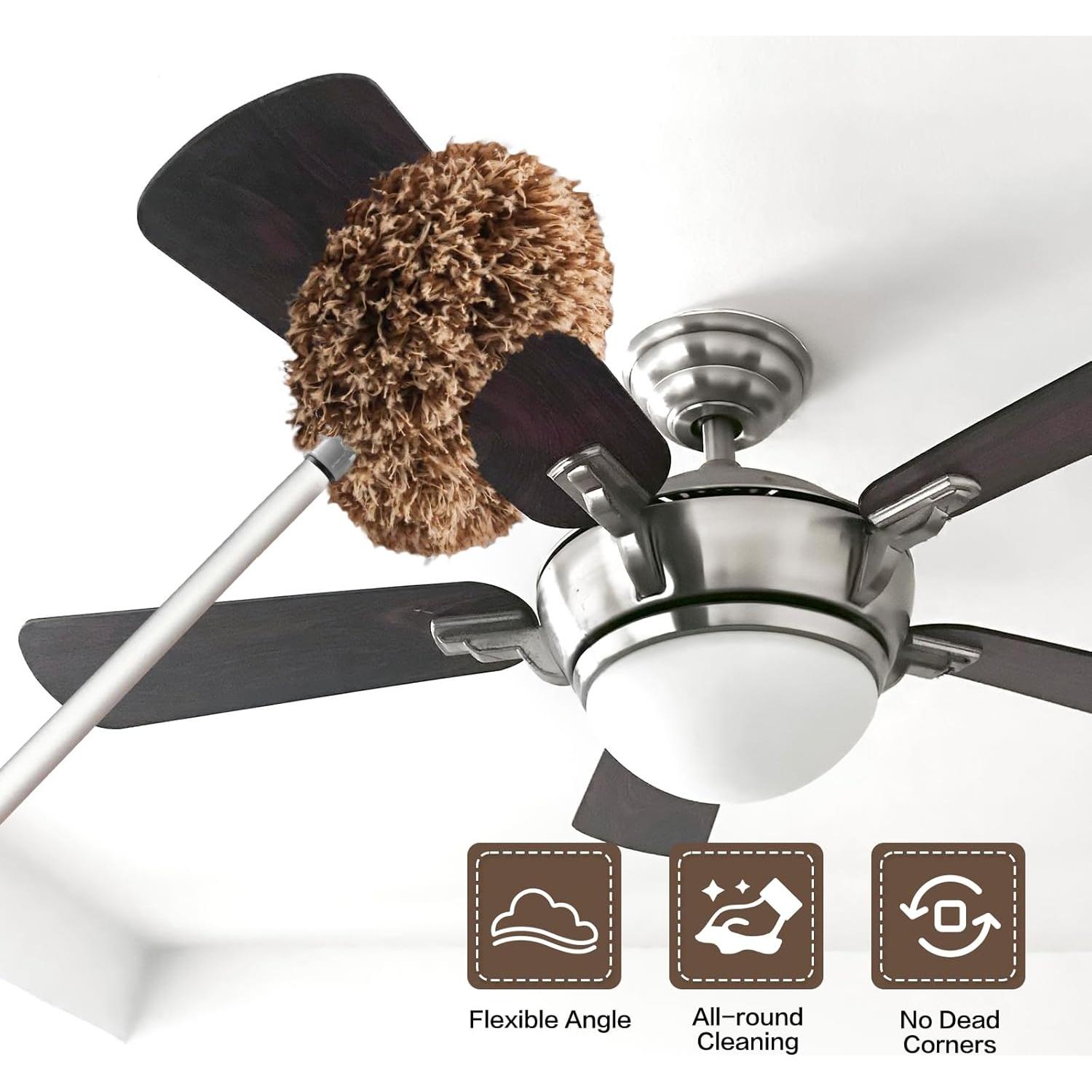 Limpiador de Ventiladores de Techo Heonay Extensible 33-126 cm