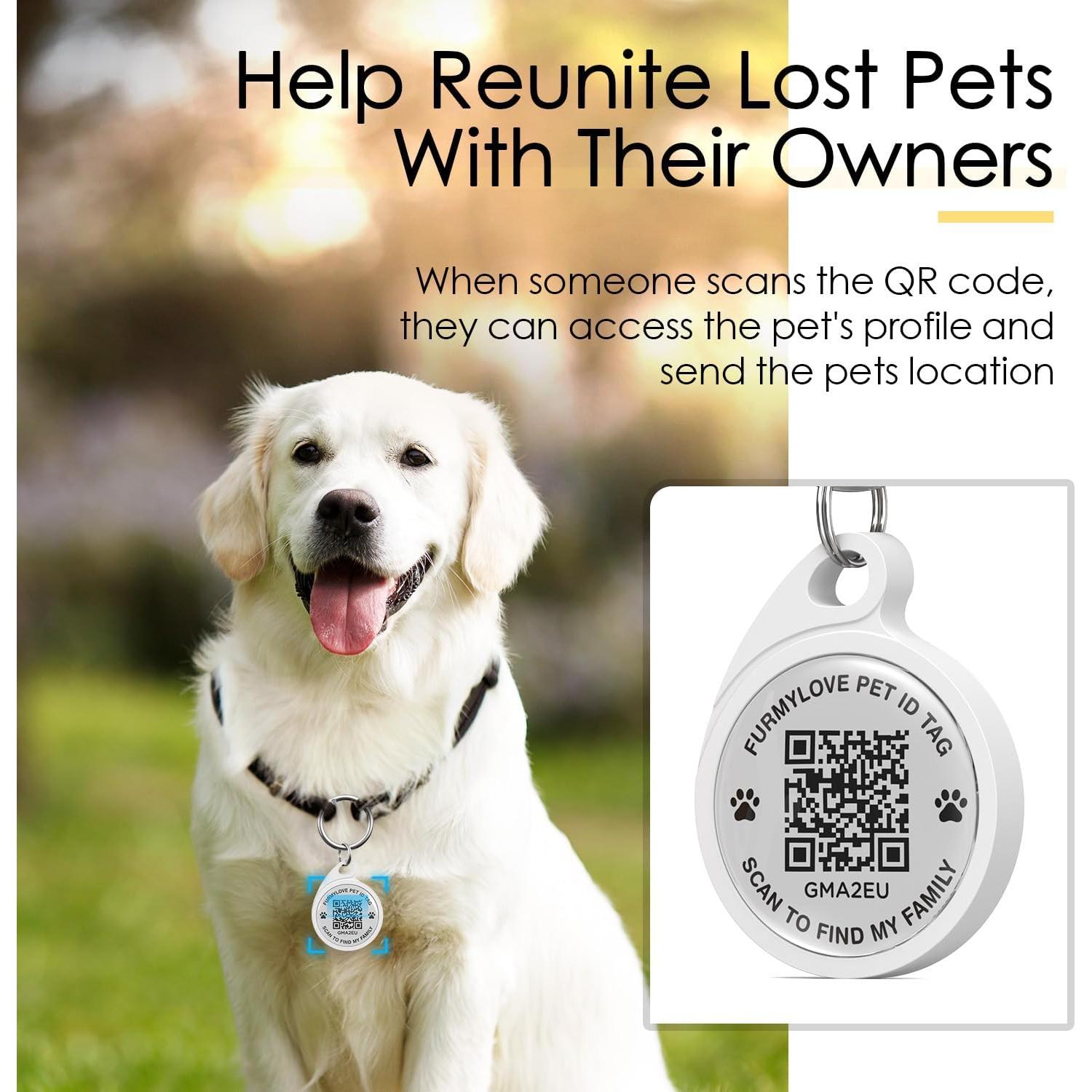 Etiqueta de Identificación para Perro FURMYLOVE Beagle QR