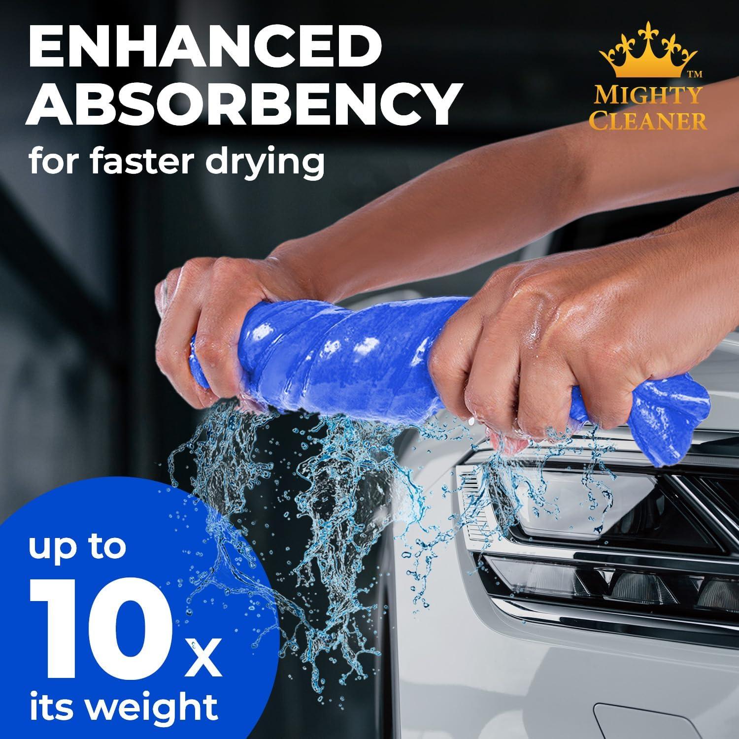 Paño Shammy Premium Mighty Cleaner 66x43cm Sin Rayones