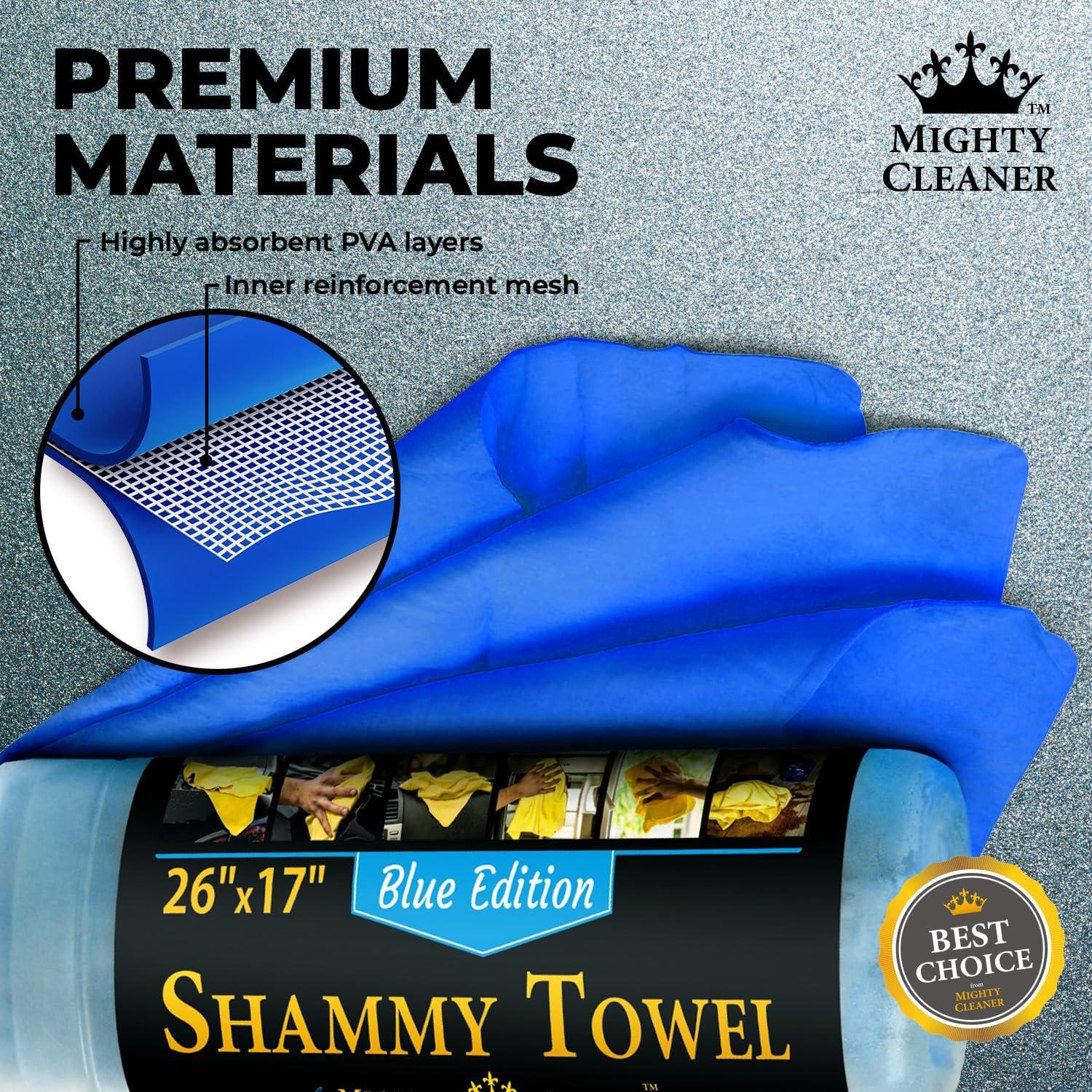 Paño Shammy Premium Mighty Cleaner 66x43cm Sin Rayones