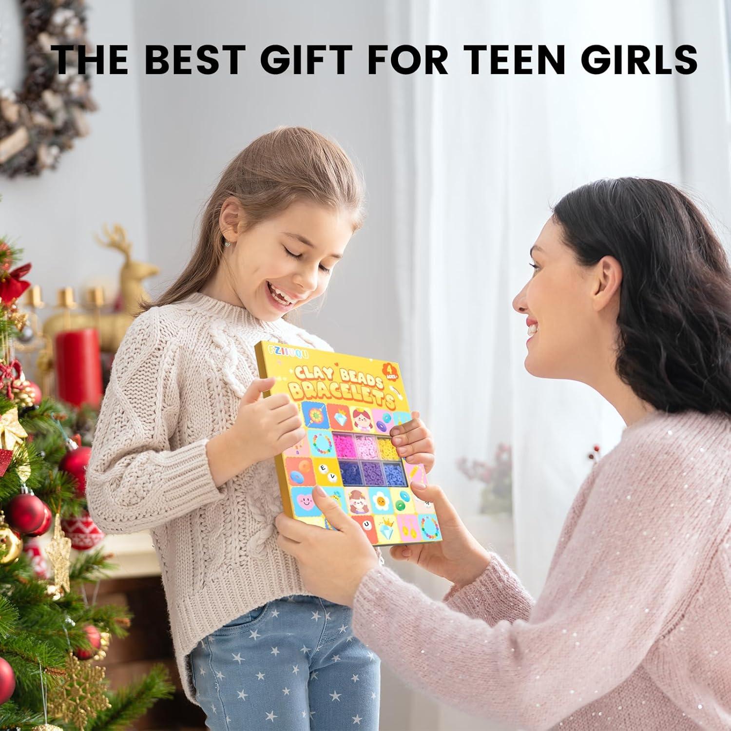 Kit de Fabricación de Pulseras FZIIVQU 6100 Piezas 24 Colores