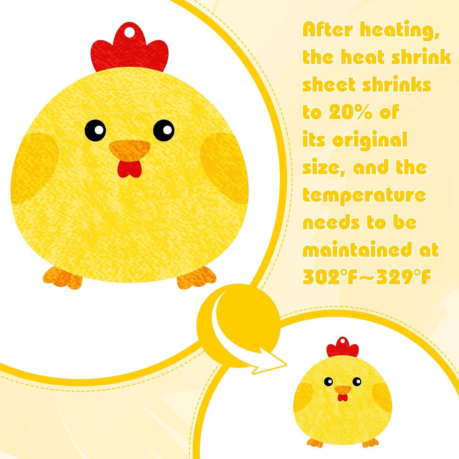 Kit de Arte Termocontraíble Bouiexye 146 Piezas - Hojas y Llaveros