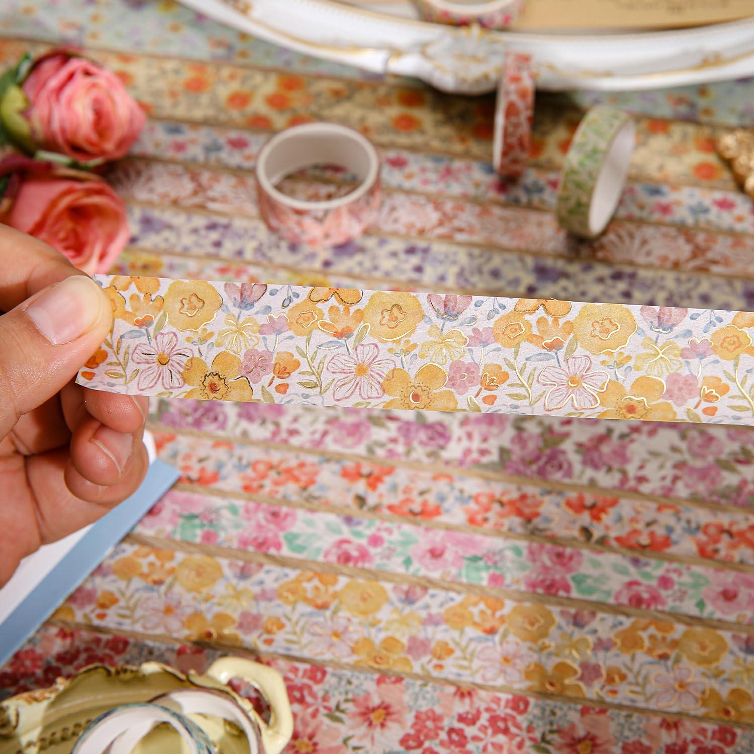 Conjunto de 32 Rollos de Cinta Washi Floral PAGEMORE 2m