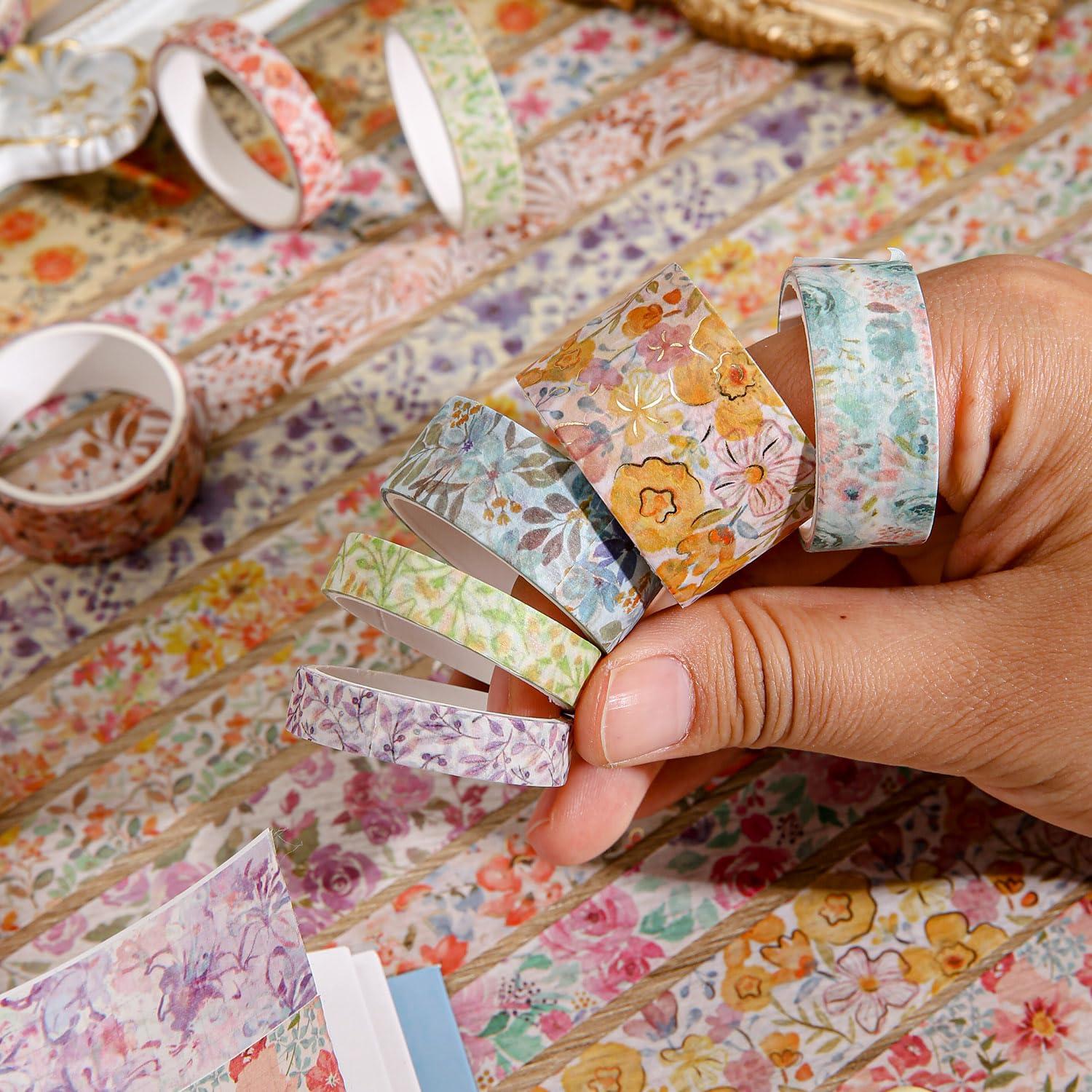 Conjunto de 32 Rollos de Cinta Washi Floral PAGEMORE 2m