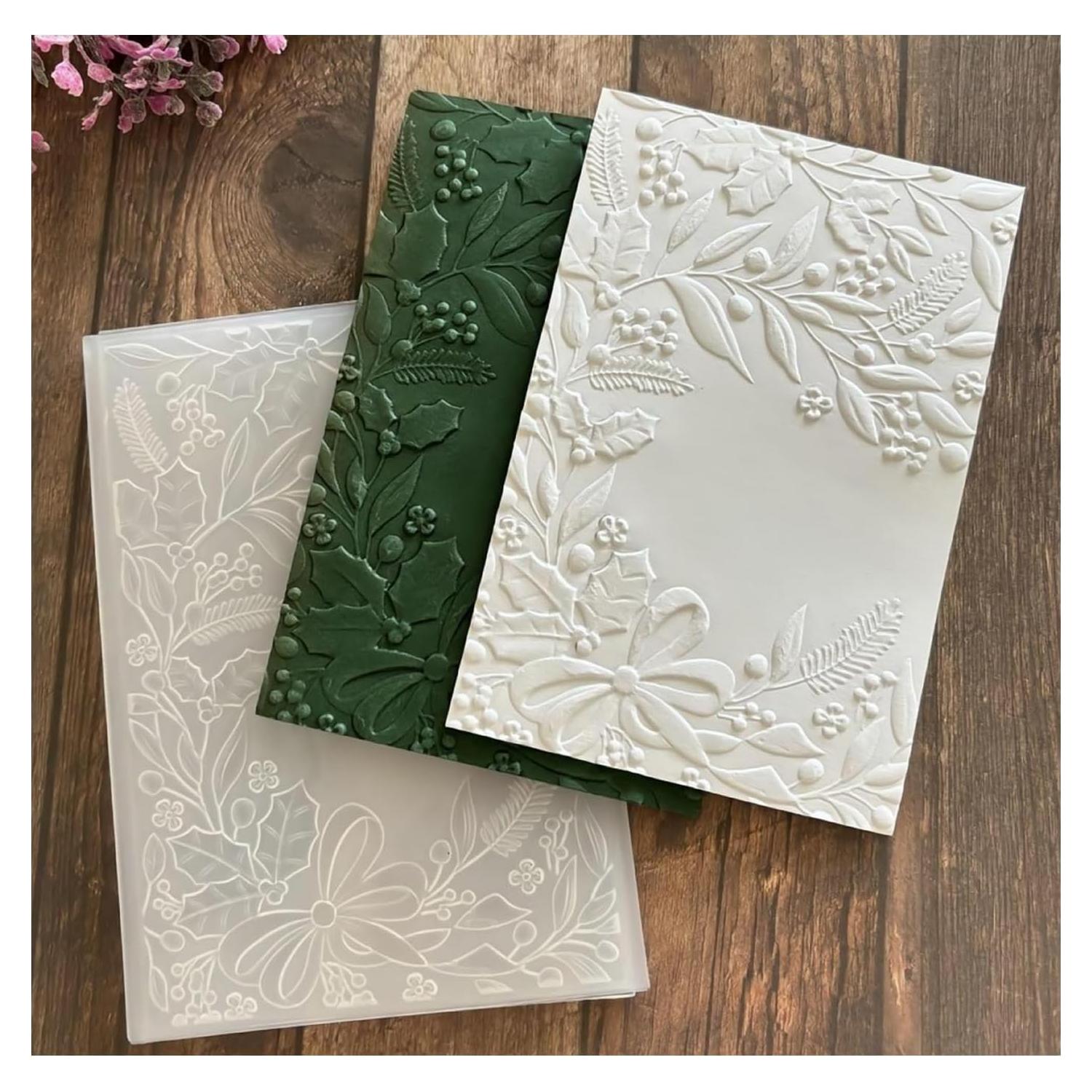 Carpeta de Relieve 3D Qoiseys para Tarjetas - Plástico Art Deco