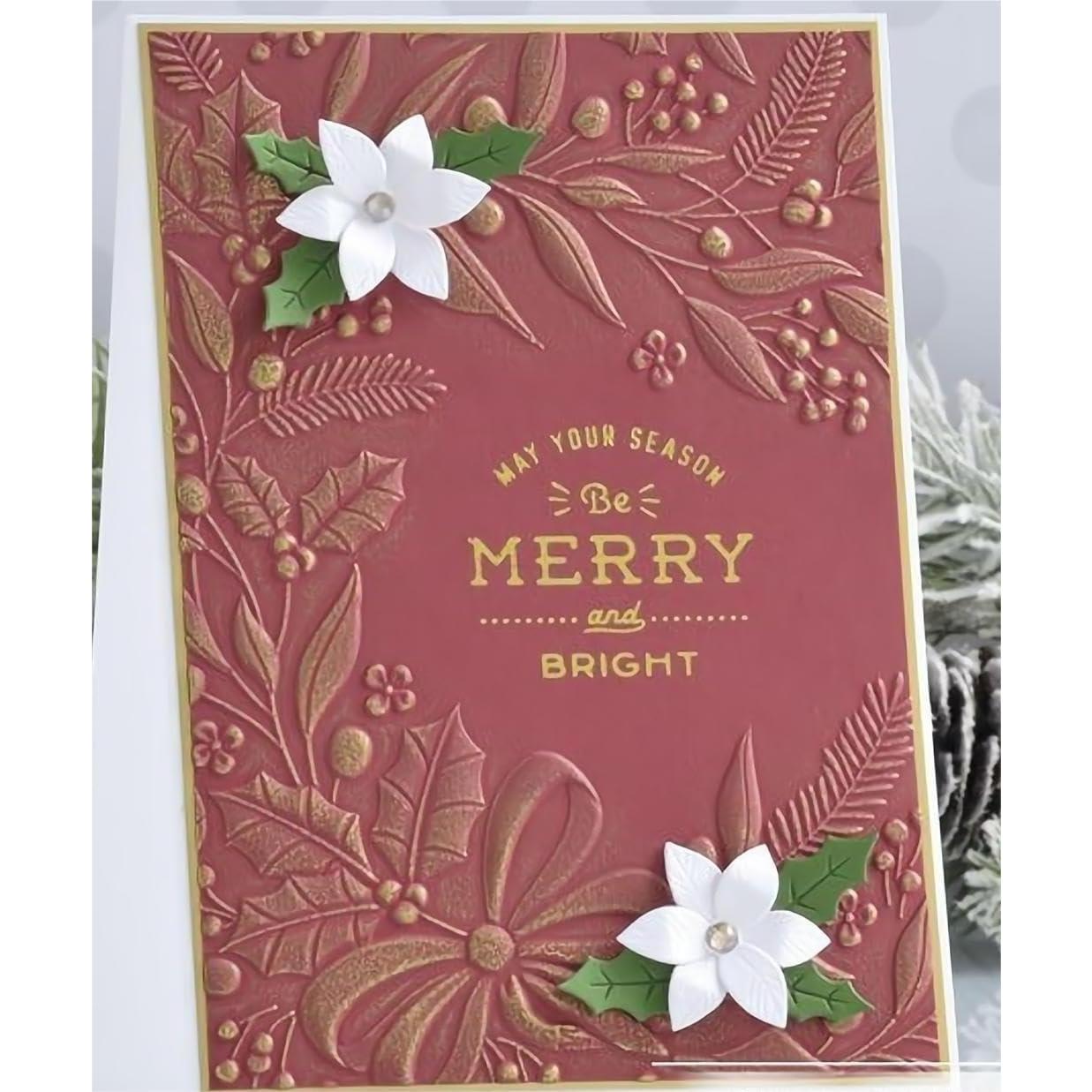 Carpeta de Relieve 3D Qoiseys para Tarjetas - Plástico Art Deco