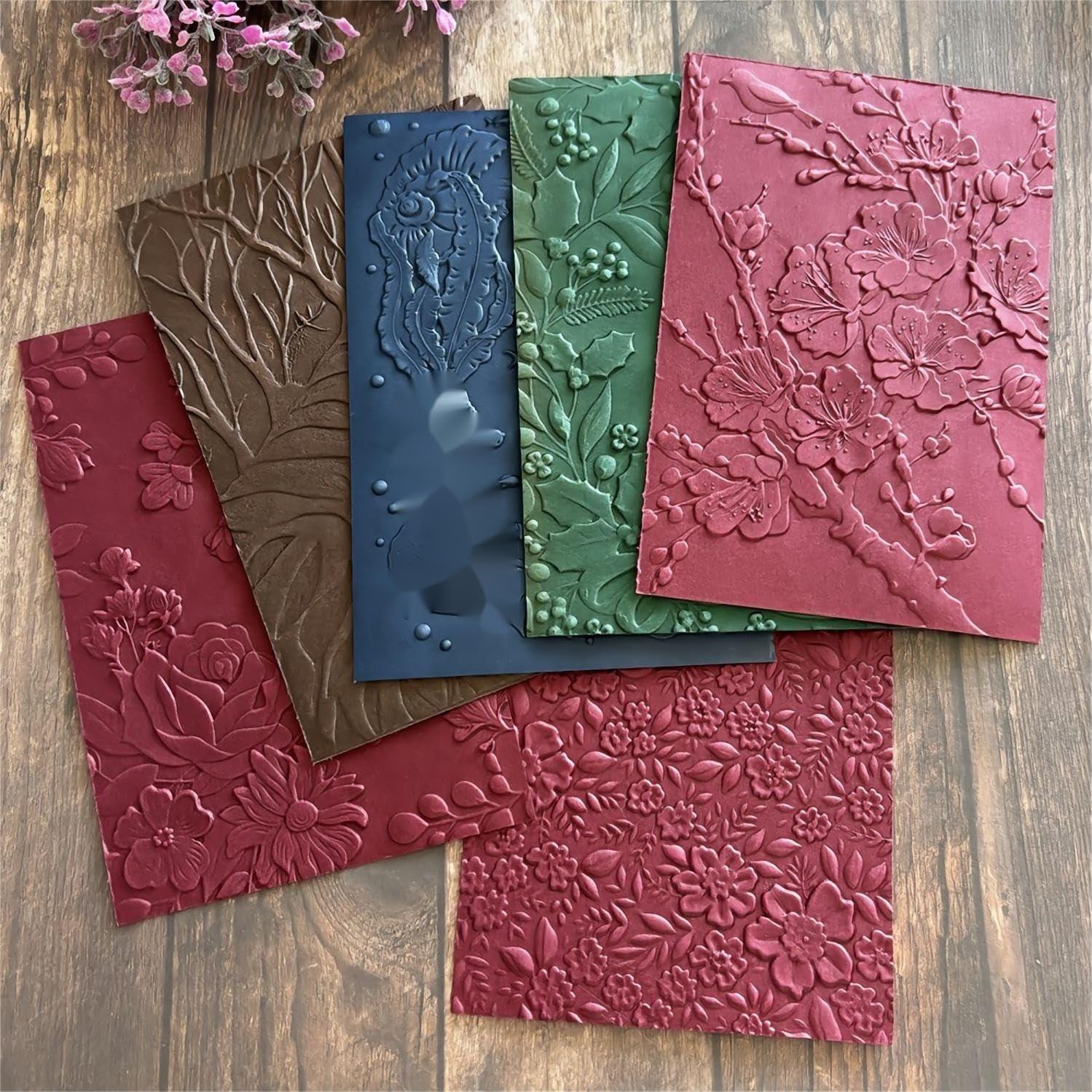 Carpeta de Relieve 3D Qoiseys para Tarjetas - Plástico Art Deco