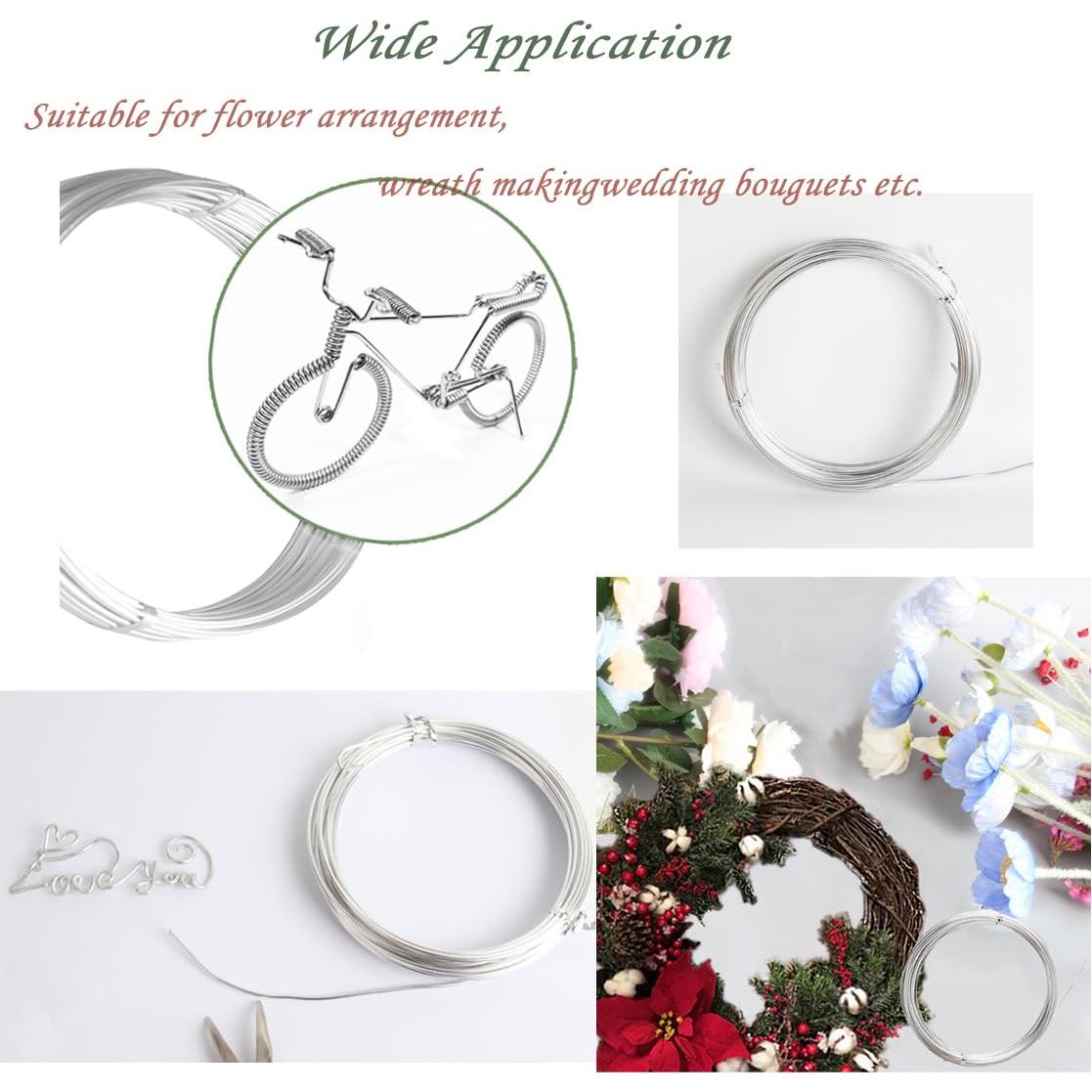 Alambre de Aluminio 1mm 10M para Manualidades DIY YuXiang