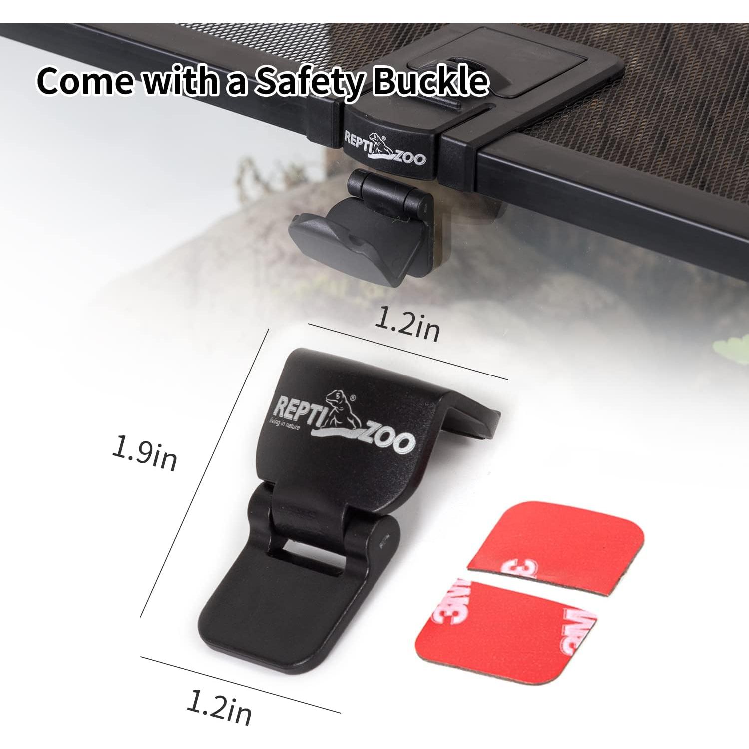 Terrario de Vidrio REPTIZOO 50.8x30.5x15.2 cm para Reptiles