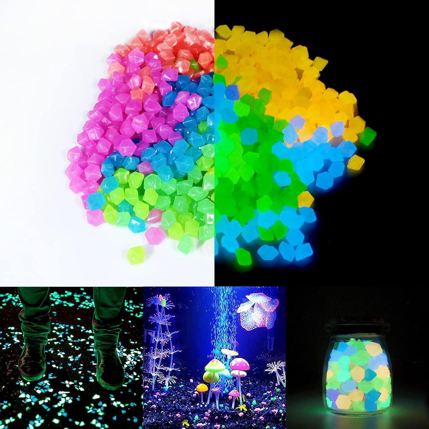 700 Rocas Brillantes Luminiscentes BokingOne para Jardín y Acuario