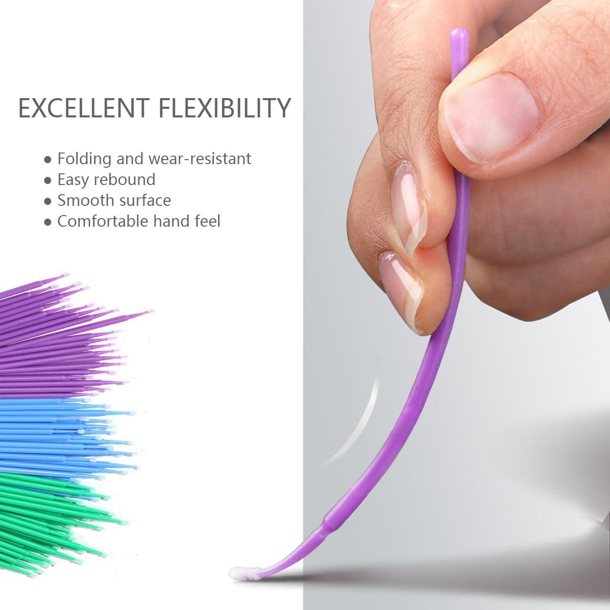 Pinceles de Retoque Automotriz ICSTM 400 Pcs 1.5-2.5mm