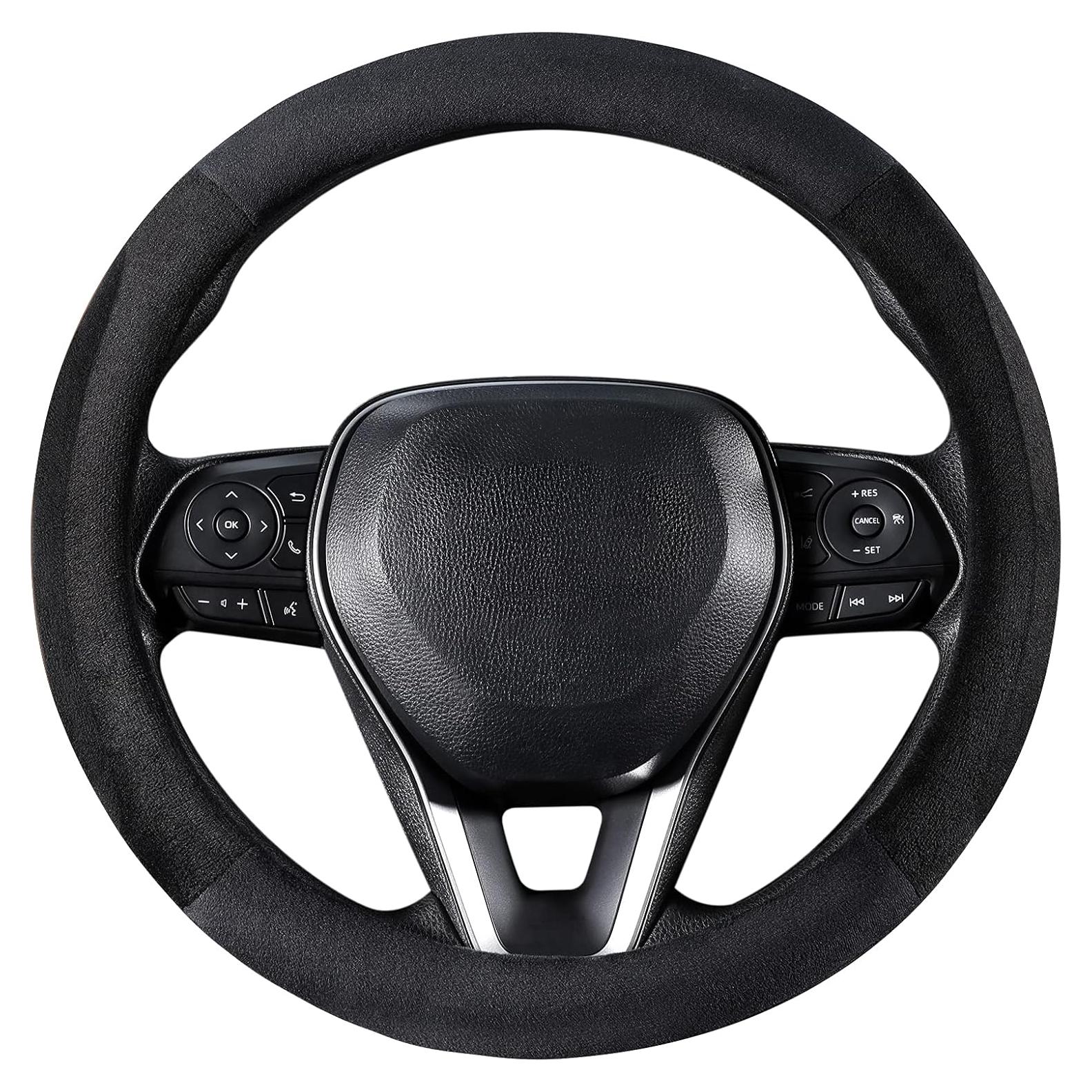 Cubierta de Volante SEG Direct 37-38 cm Terciopelo Negro