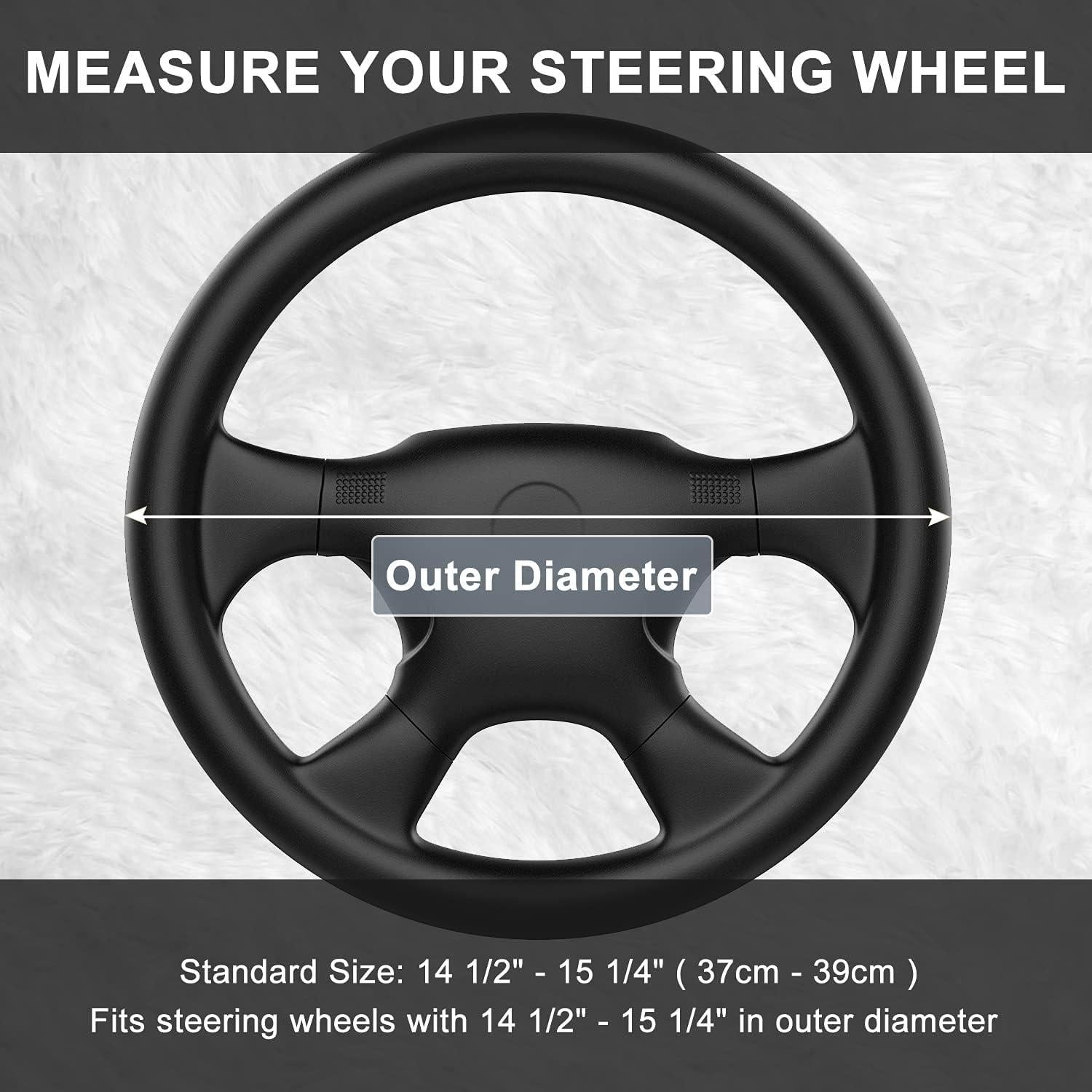 Cubierta de Volante SEG Direct 37-38 cm Terciopelo Negro