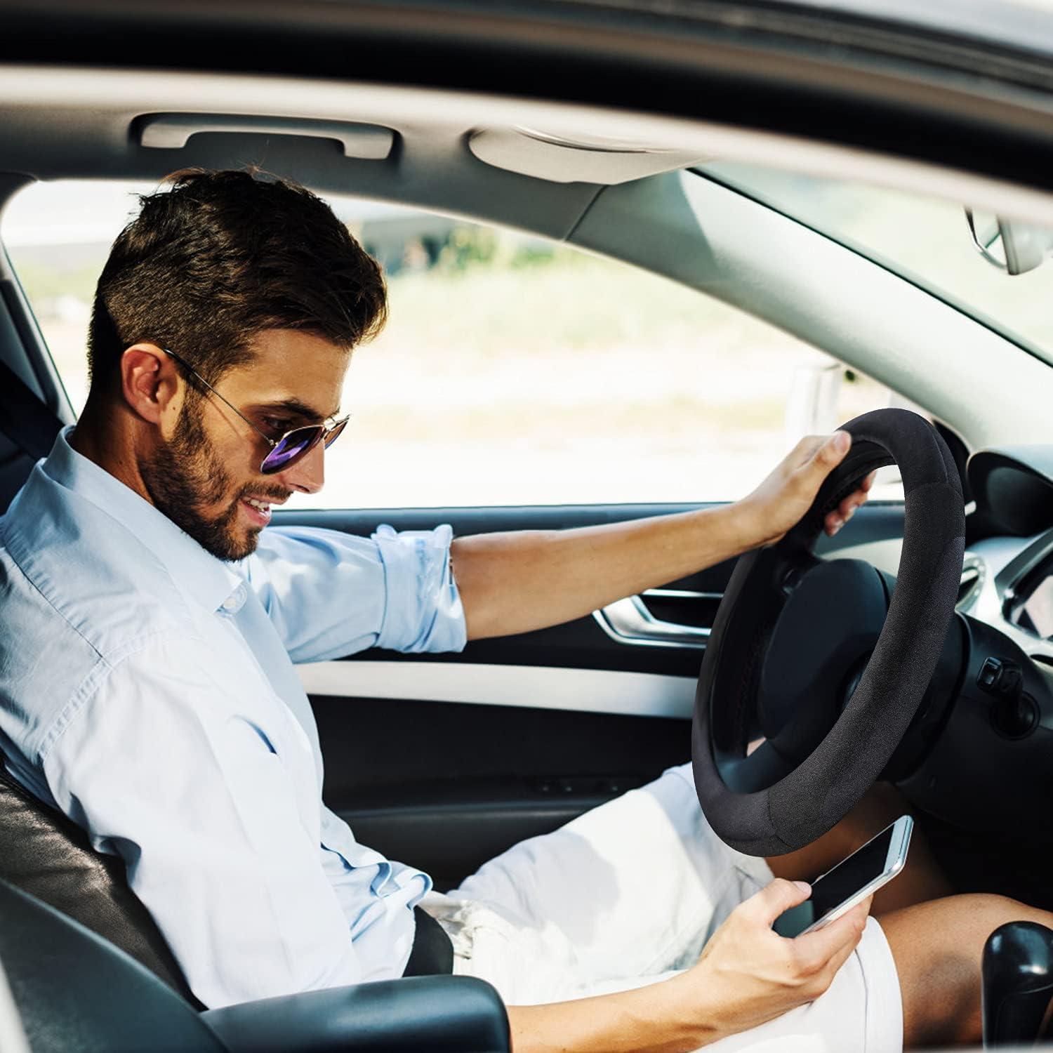 Cubierta de Volante SEG Direct 37-38 cm Terciopelo Negro