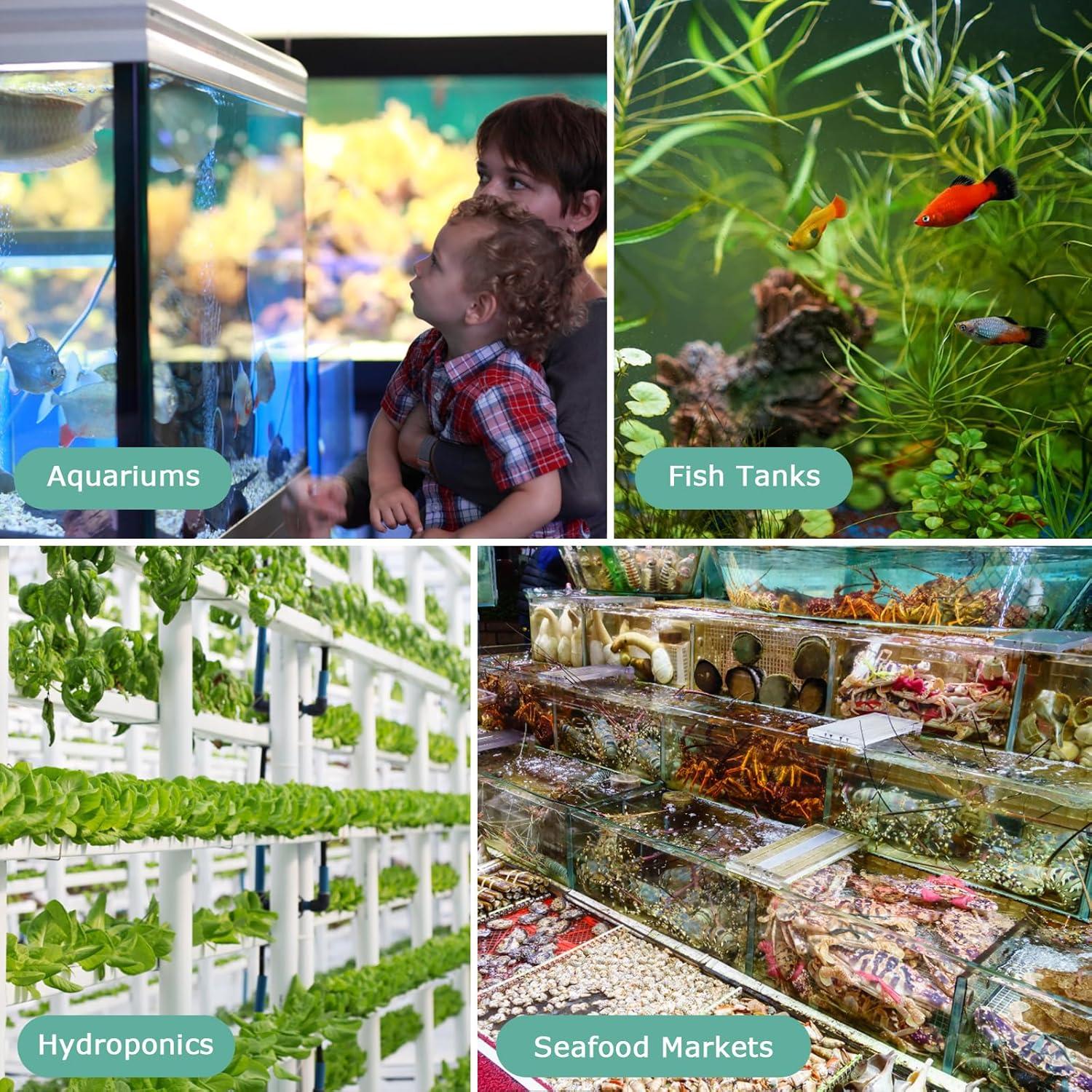 Piedra de Aire para Acuario Hygger 6.1 cm Difusor de Oxígeno