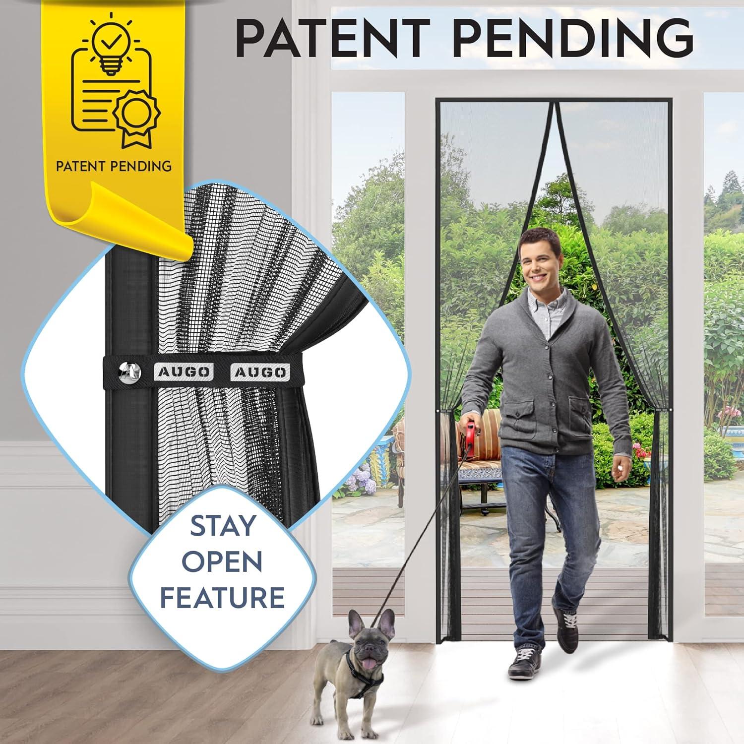 Puerta Pantalla Magnética AUGO 96.5x246.4cm Resistente