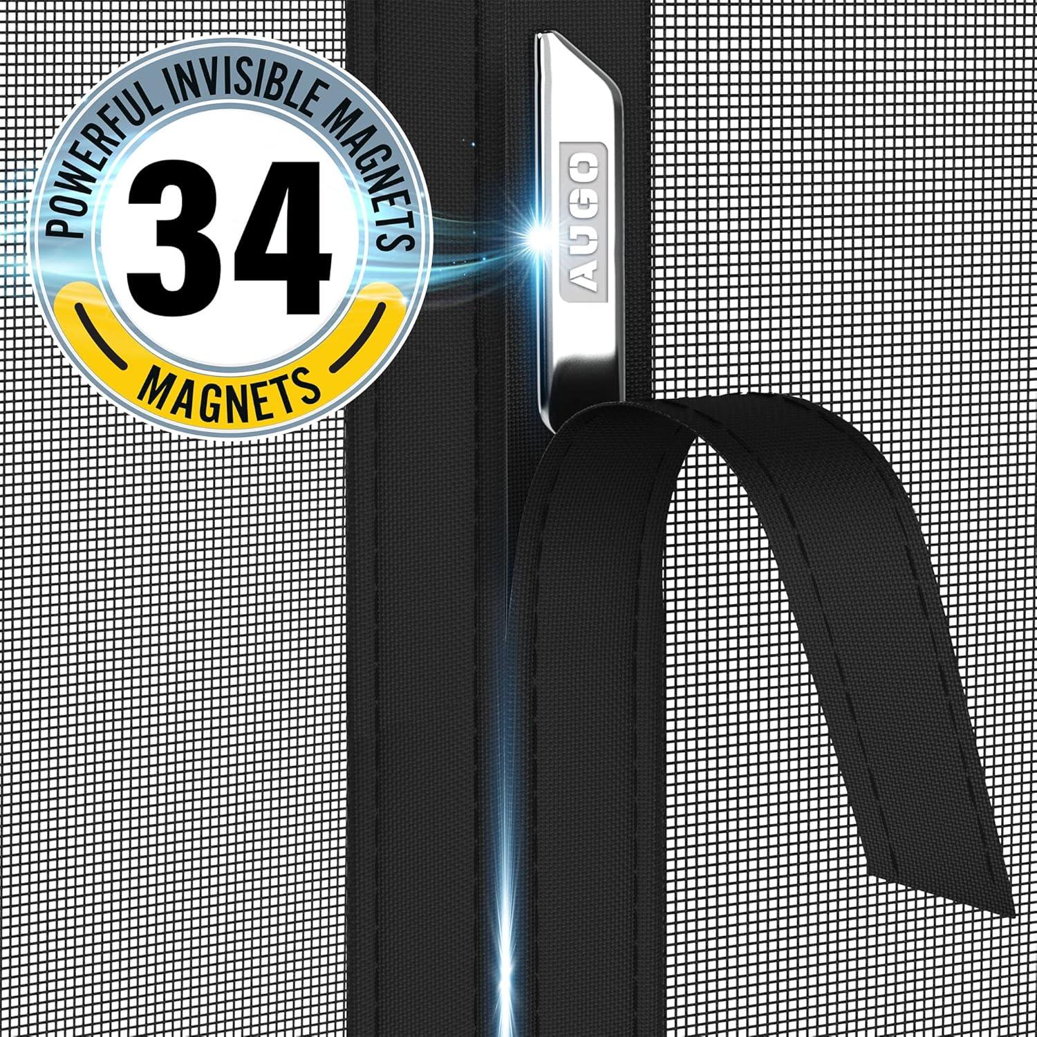 Puerta Pantalla Magnética AUGO 96.5x246.4cm Resistente