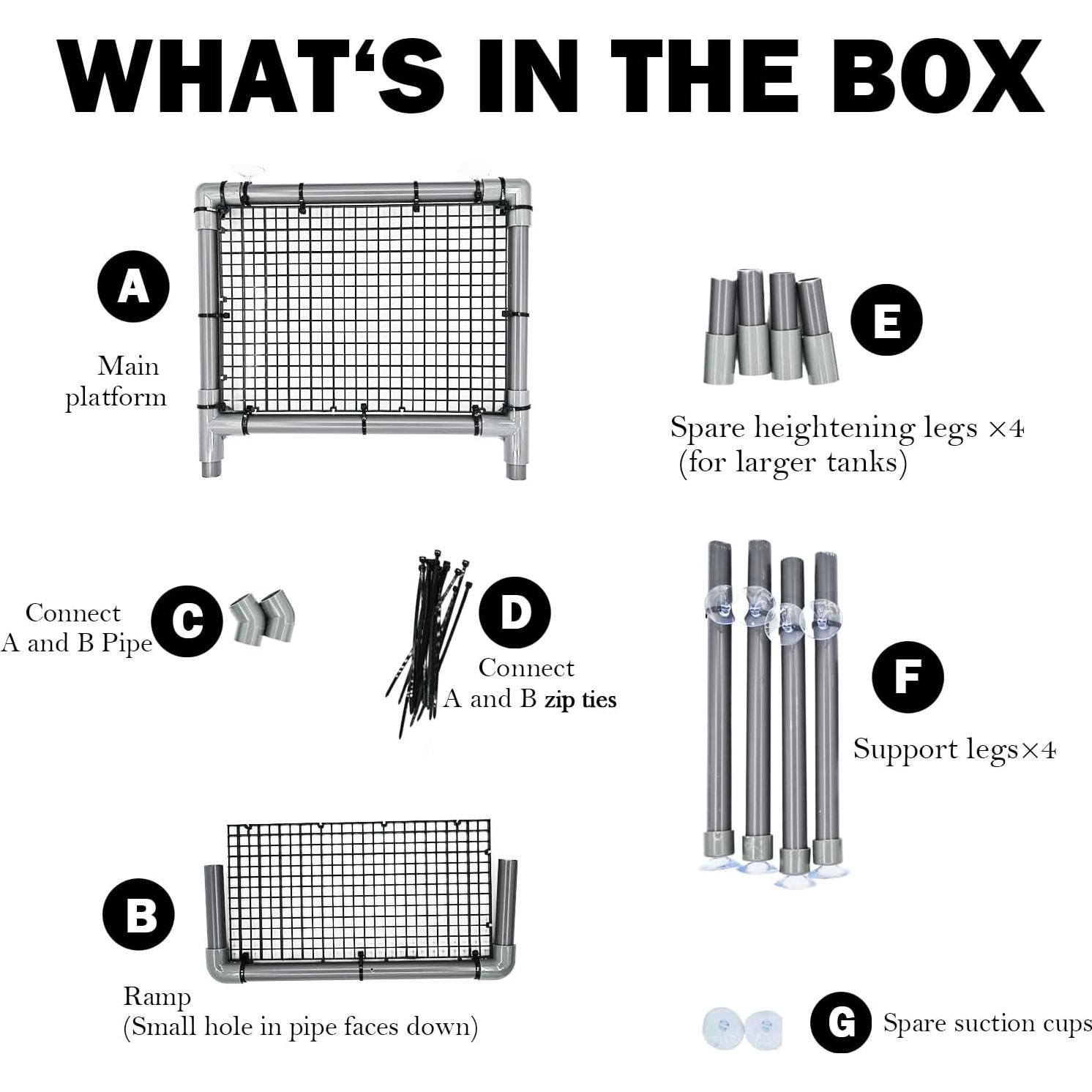 Plataforma de Sol Basking Grande StellarOcean para Tortugas 1.04kg