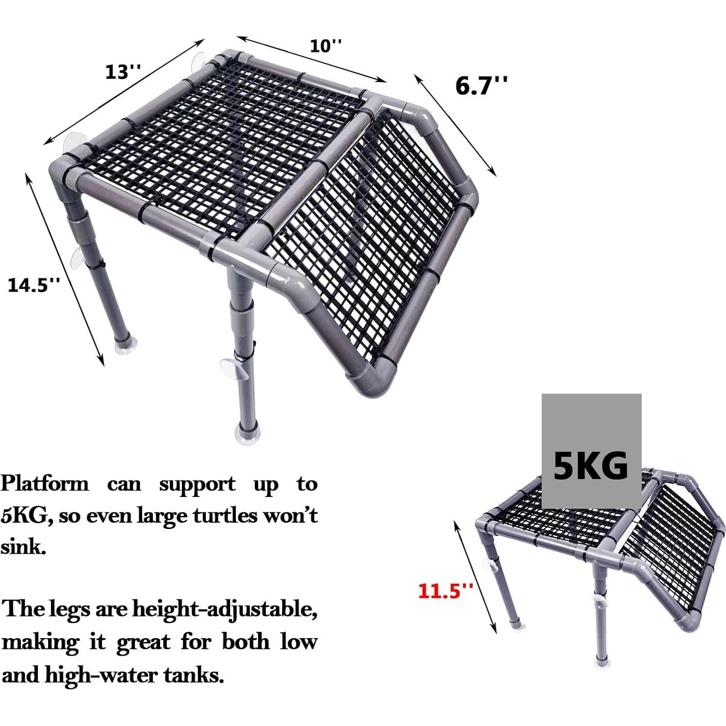 Plataforma de Sol Basking Grande StellarOcean para Tortugas 1.04kg