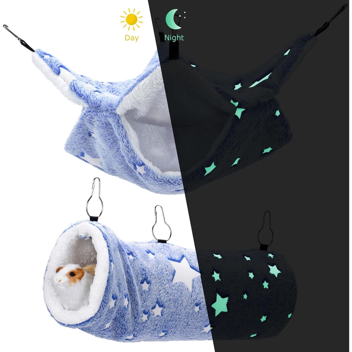 Hamaca y Túnel Luminoso Mogoko para Mascotas Pequeñas