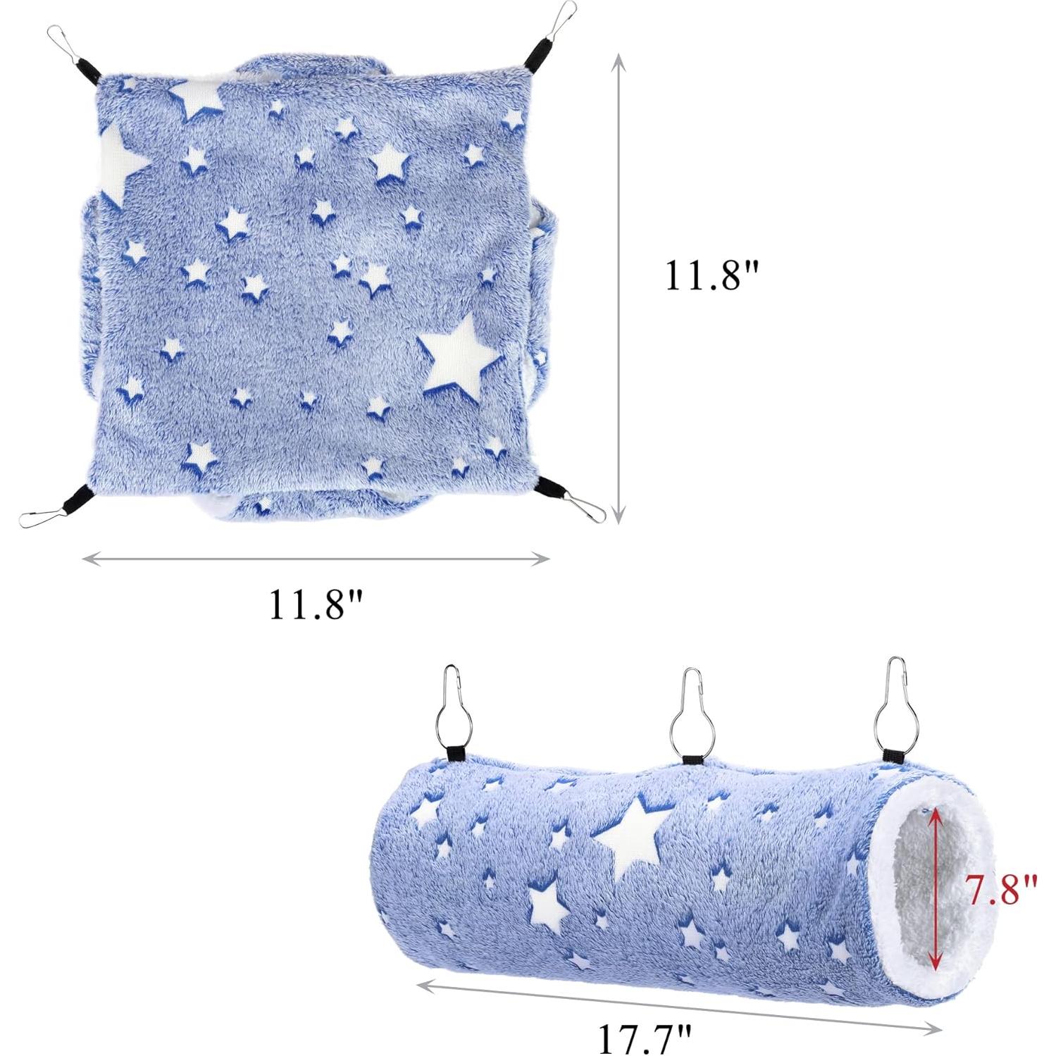 Hamaca y Túnel Luminoso Mogoko para Mascotas Pequeñas