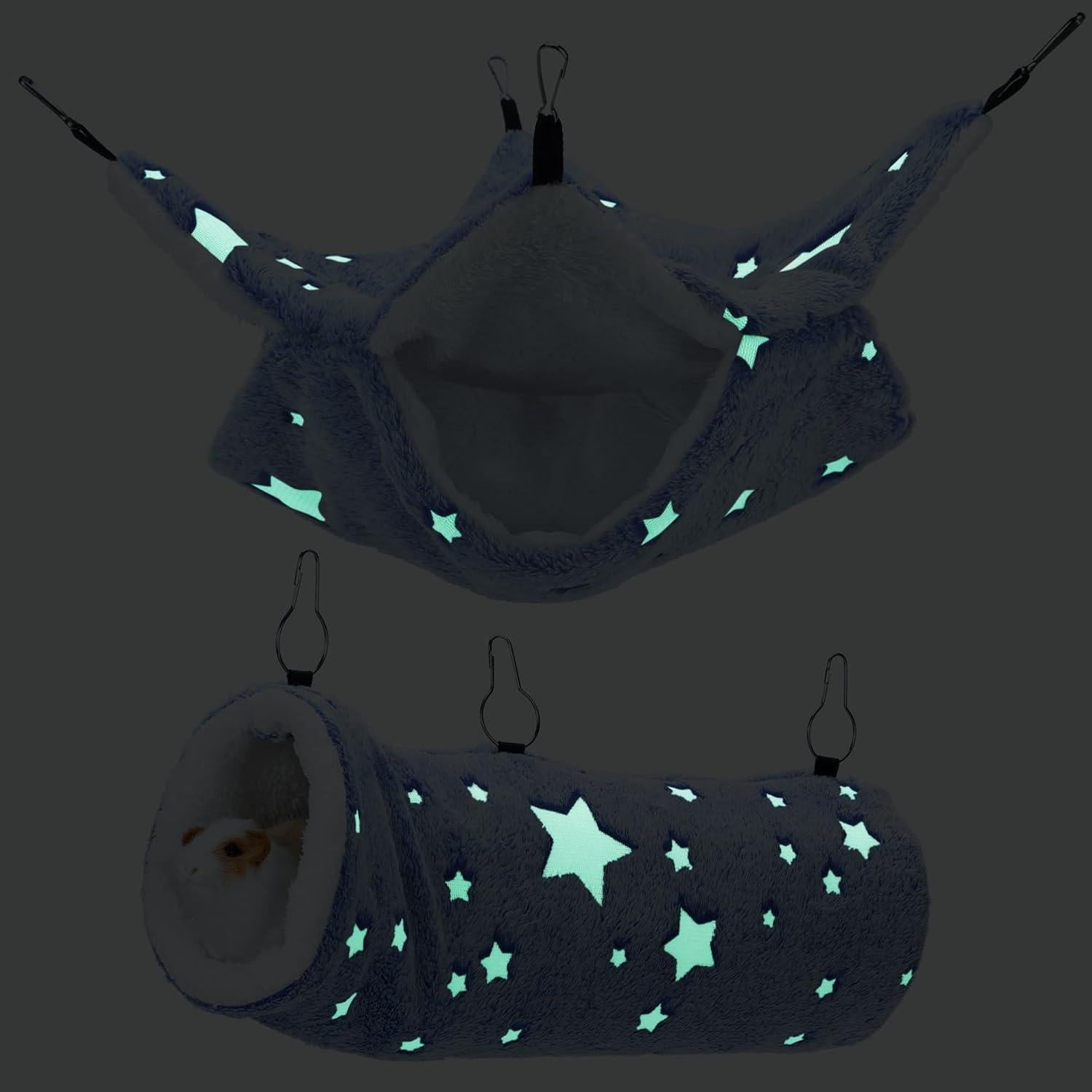 Hamaca y Túnel Luminoso Mogoko para Mascotas Pequeñas