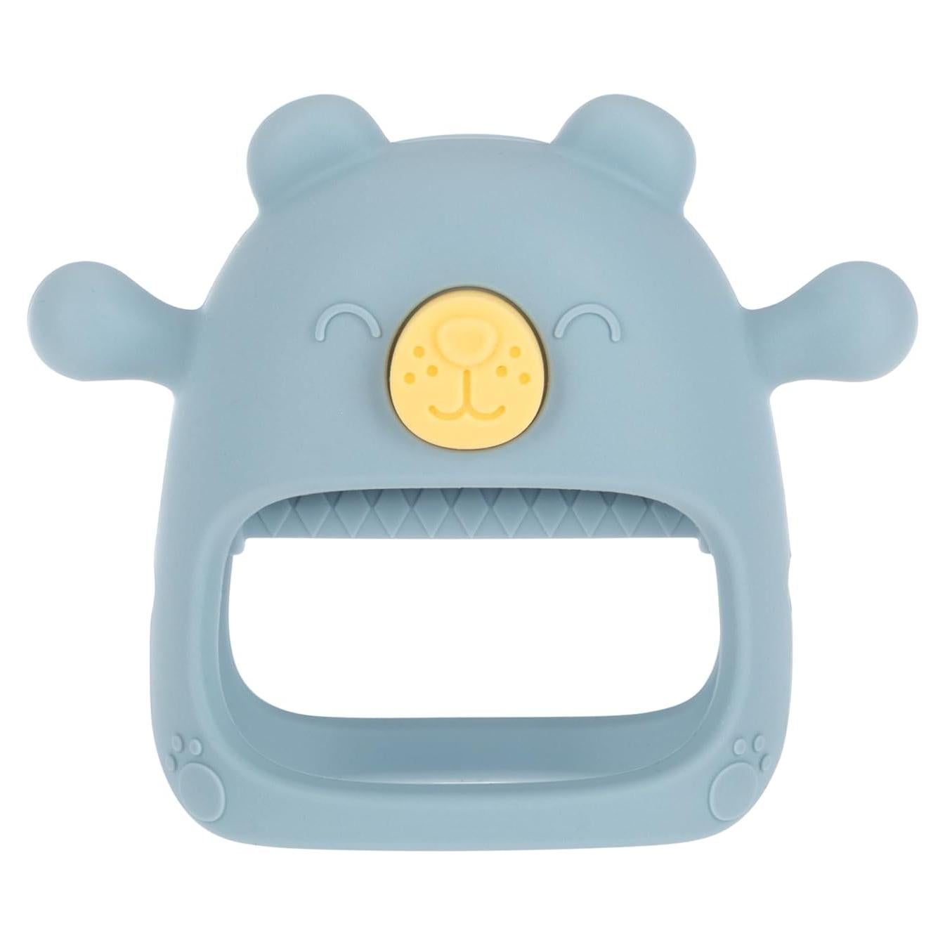 Mitón de Dentición Silicona Nuby Oso Azul 3+ Meses