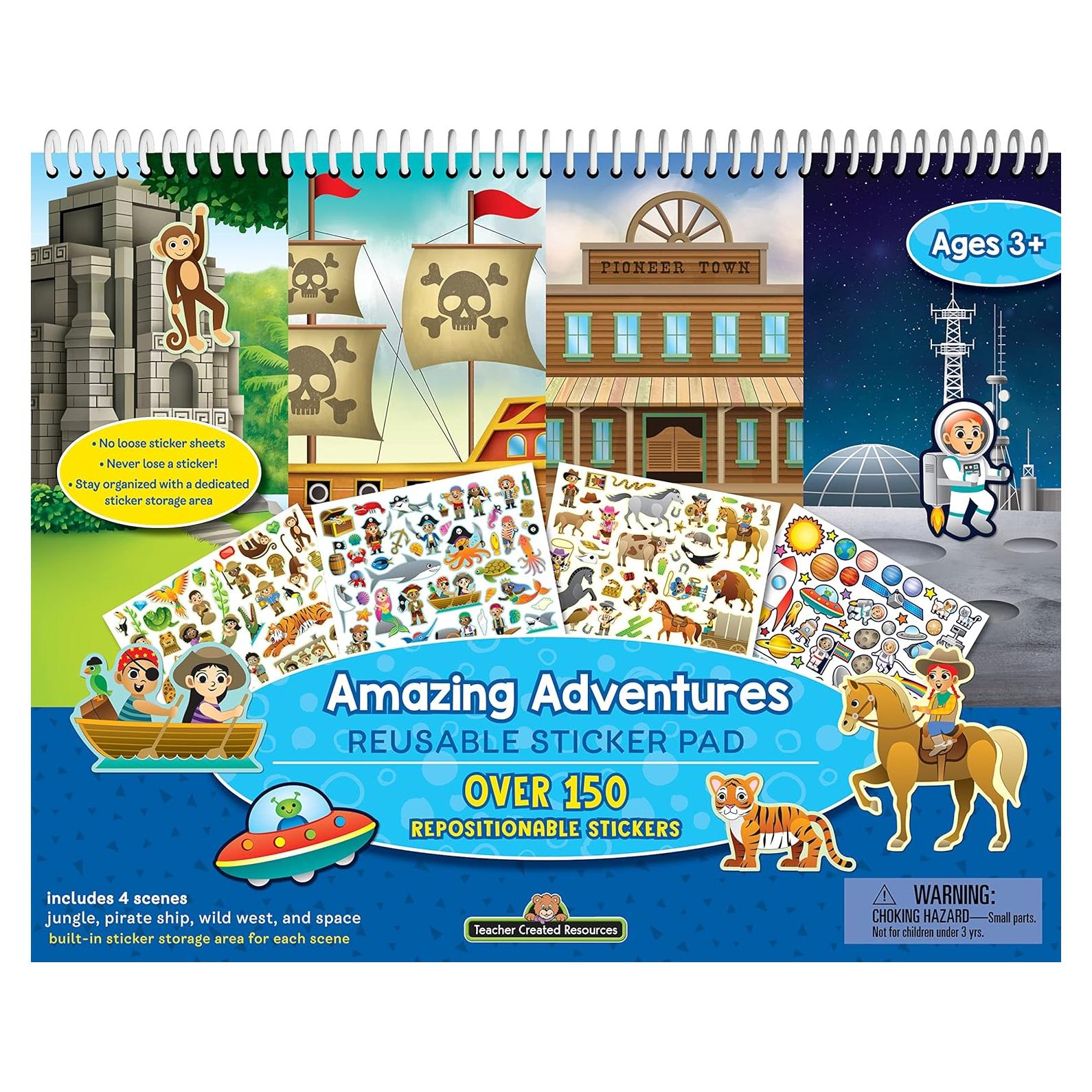 Almohadilla de Pegatinas Reutilizables Recursos Creados por el Maestro