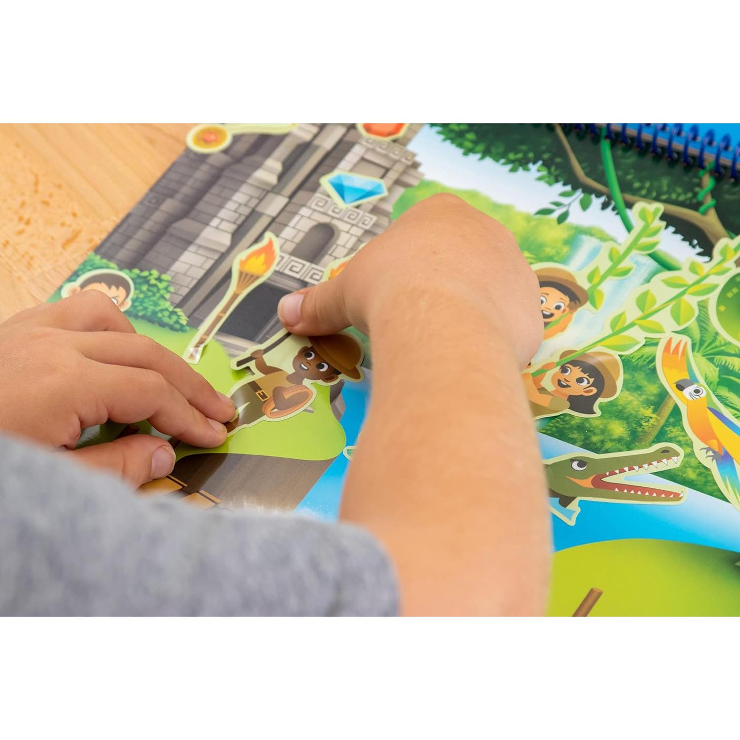 Almohadilla de Pegatinas Reutilizables Recursos Creados por el Maestro