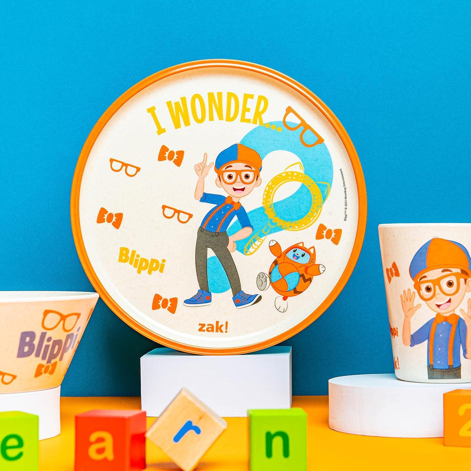 Conjunto de Vajilla para Niños Blippi Zak Designs 3 Piezas