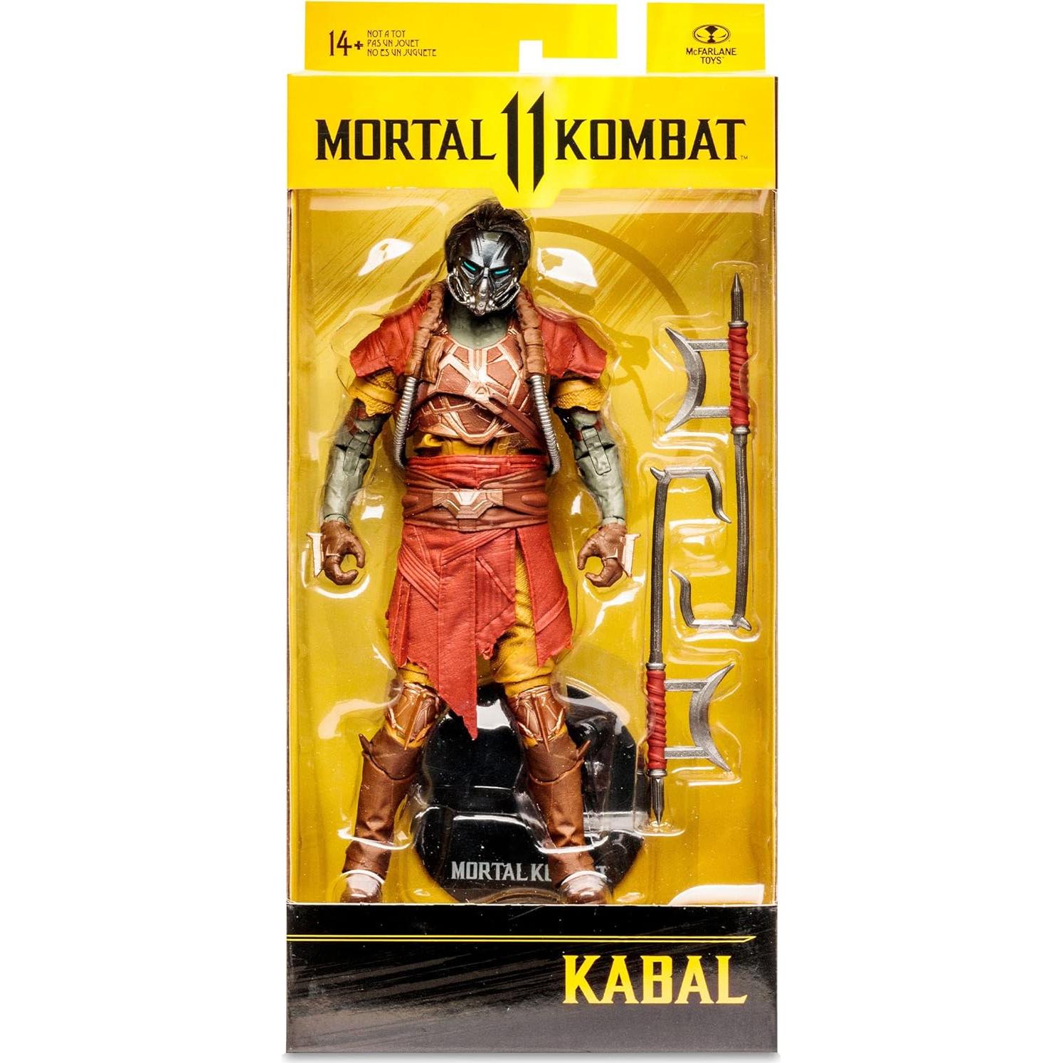 Figura Kabal Rojo Rápido 17.78 cm McFarlane Toys Mortal Kombat