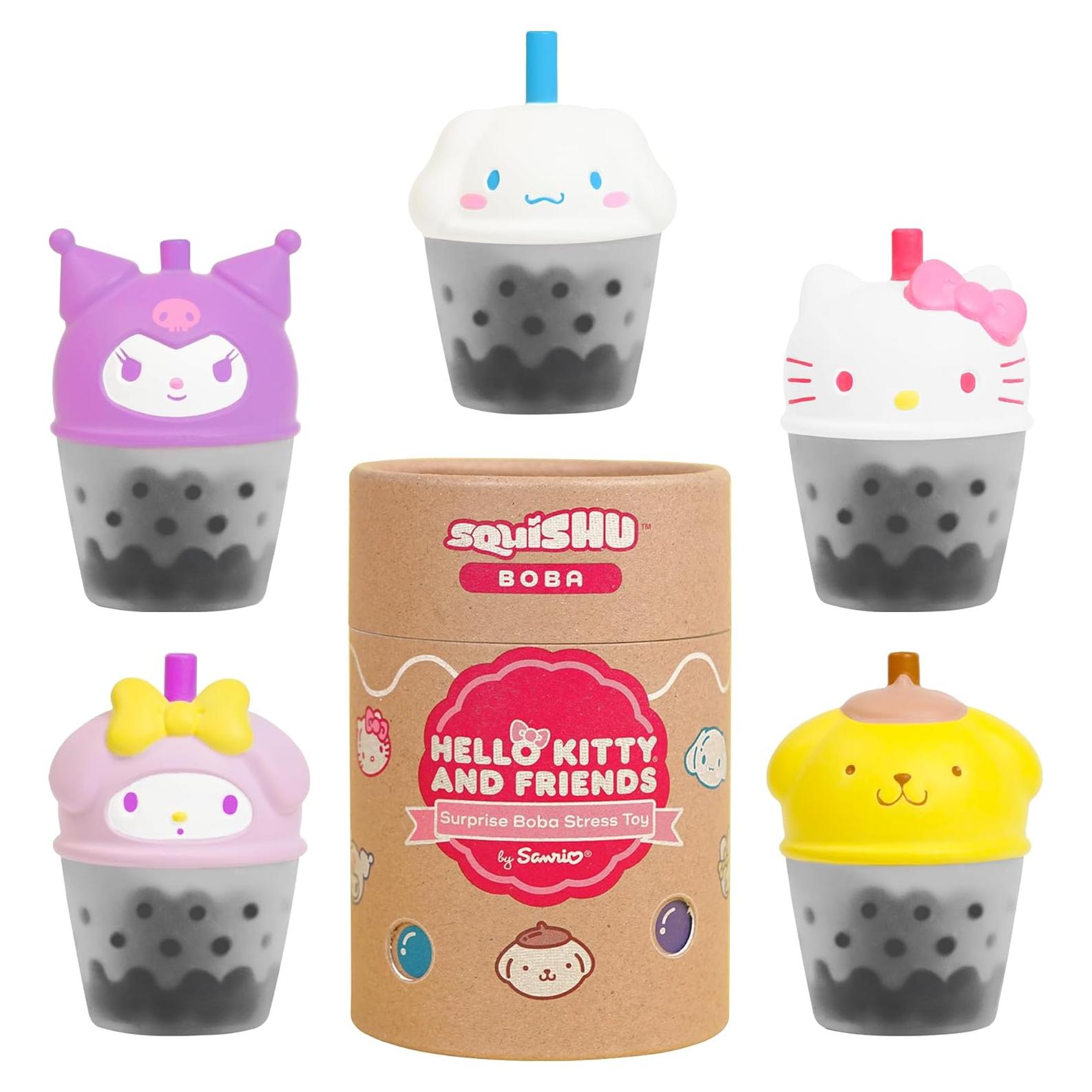 Figura Squishy Hello Kitty y Amigos Boba - Hamee - 1 Pc