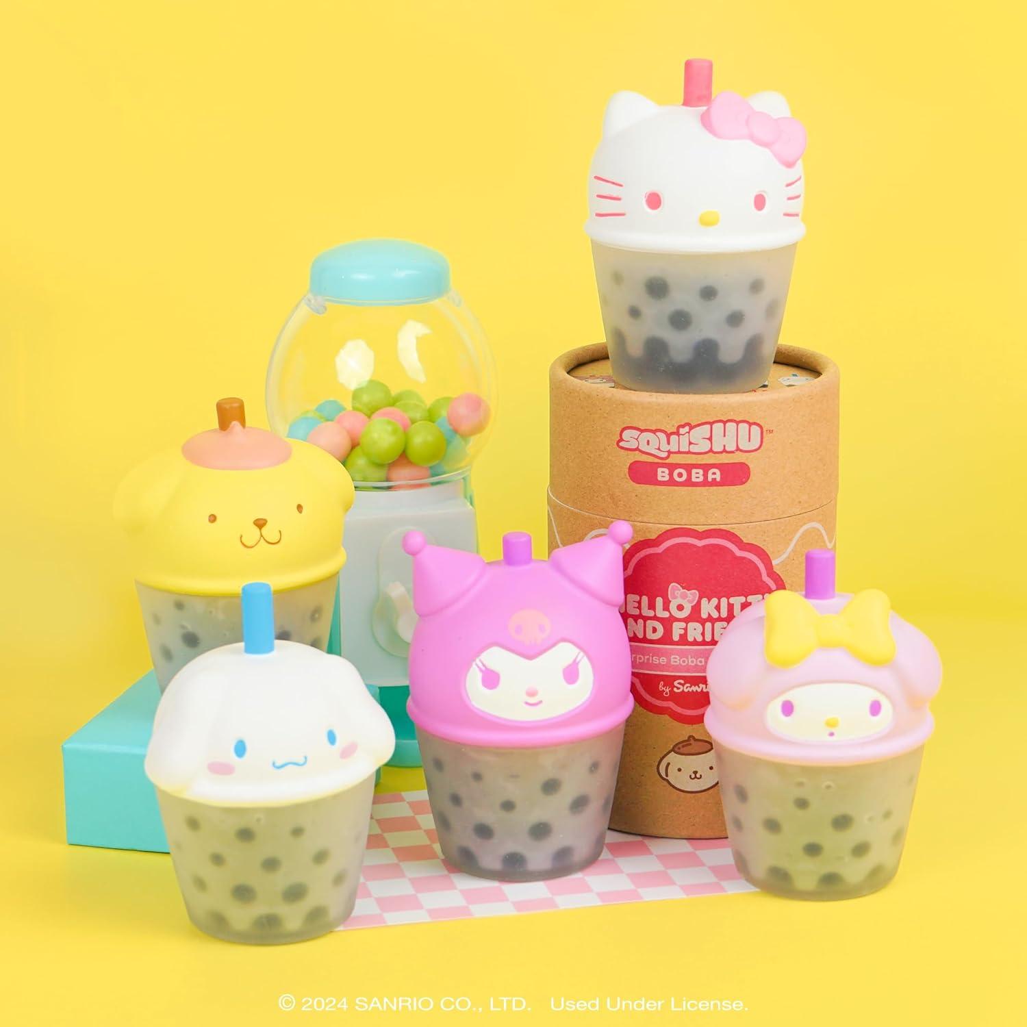 Figura Squishy Hello Kitty y Amigos Boba - Hamee - 1 Pc